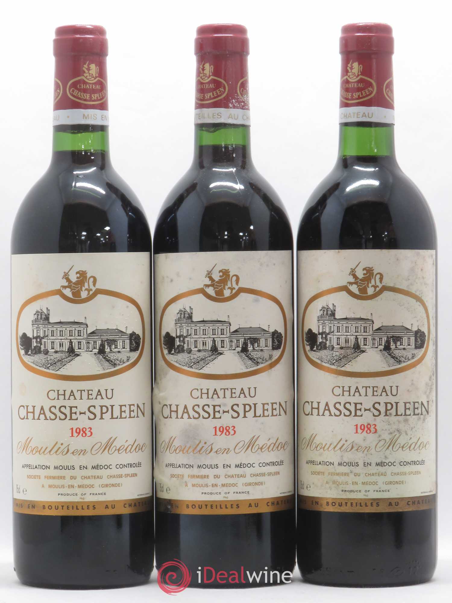 Château Chasse Spleen 1983 - Lot de 12 bouteilles - 2