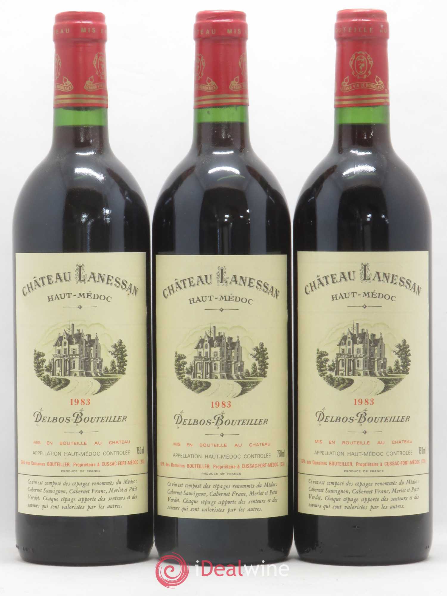 Château Lanessan Cru Bourgeois 1983 - Lot de 12 bouteilles - 3