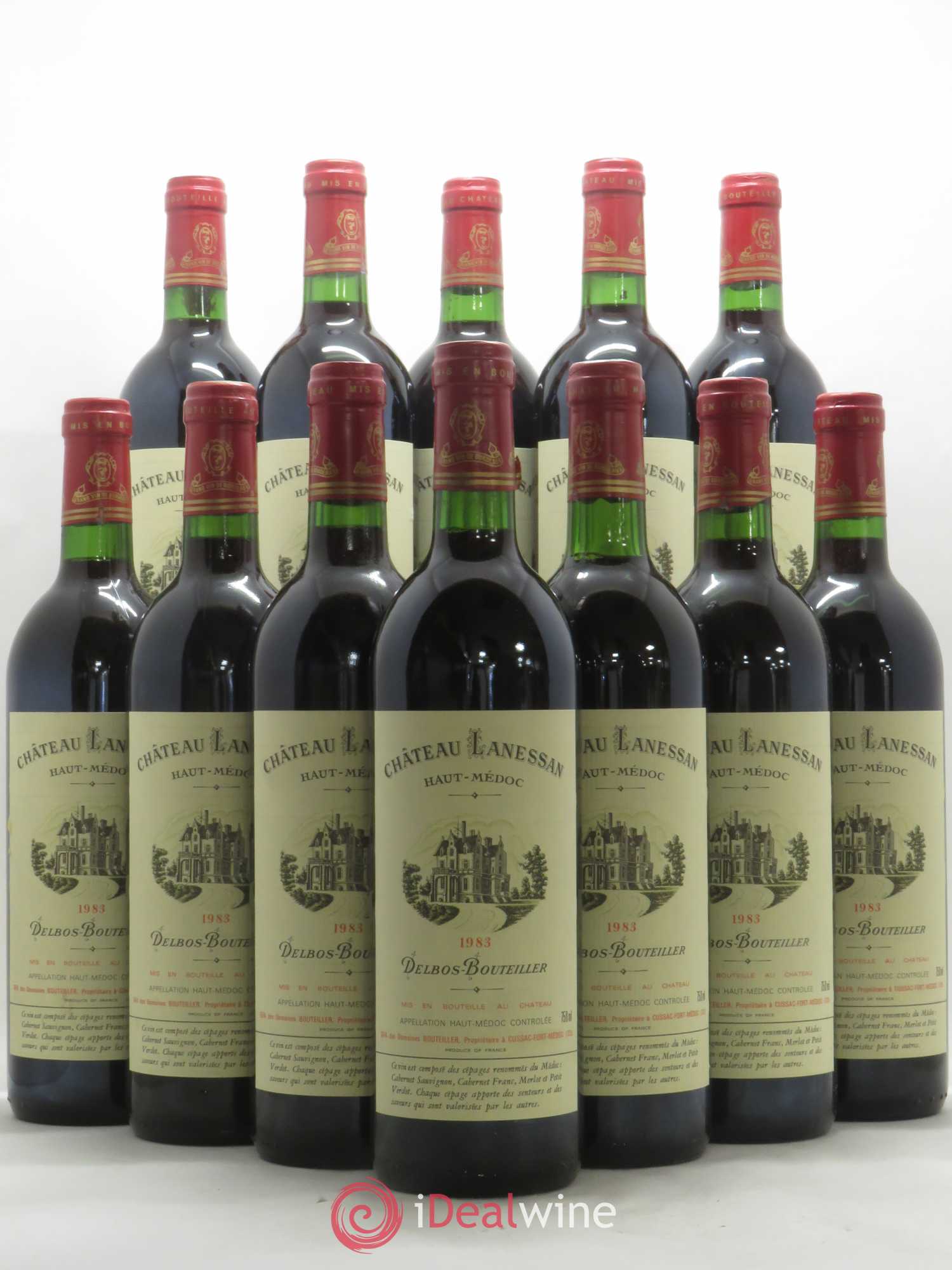 Château Lanessan Cru Bourgeois 1983 - Lot de 12 bouteilles - 0