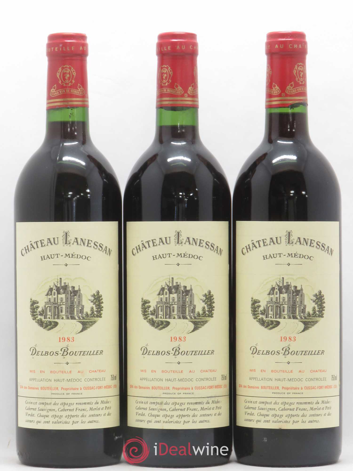 Château Lanessan Cru Bourgeois 1983 - Lot de 12 bouteilles - 2
