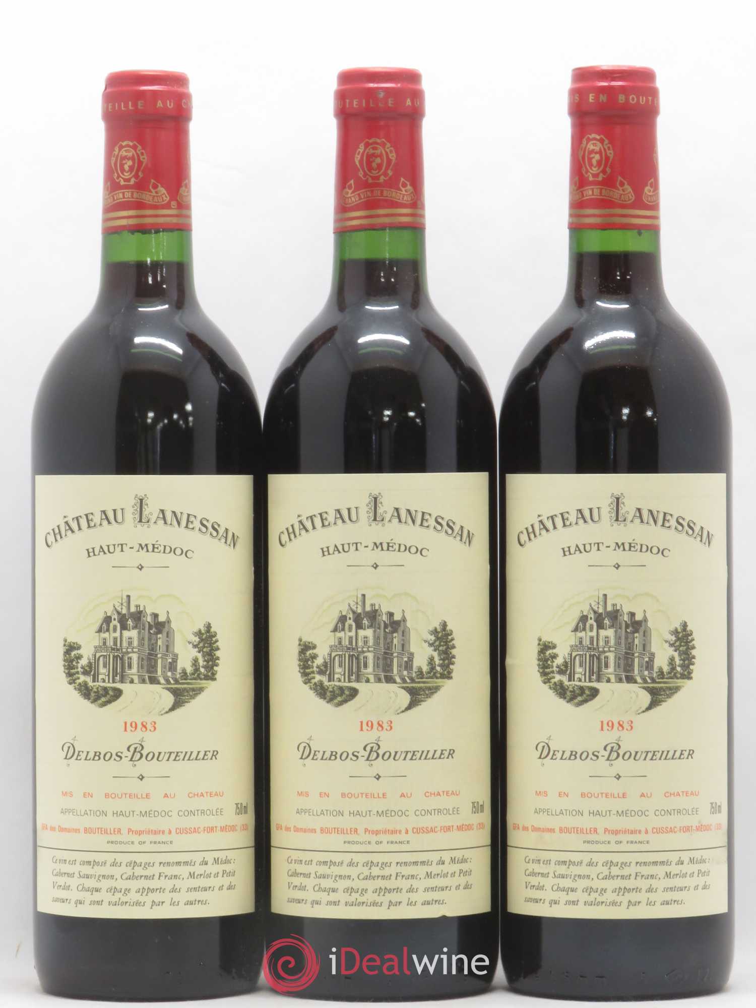 Château Lanessan Cru Bourgeois 1983 - Lot de 12 bouteilles - 3