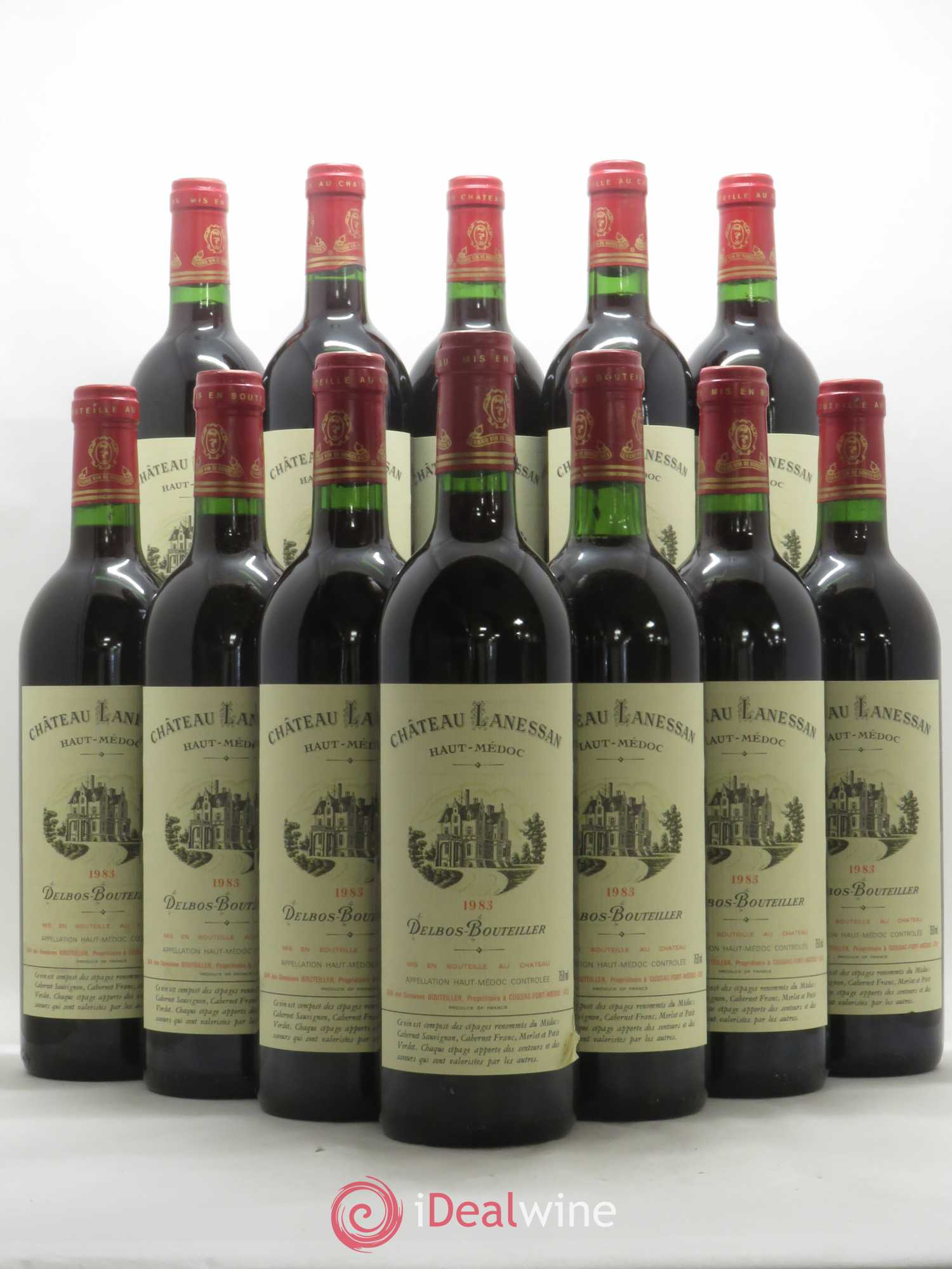 Château Lanessan Cru Bourgeois 1983 - Lot de 12 bouteilles - 0