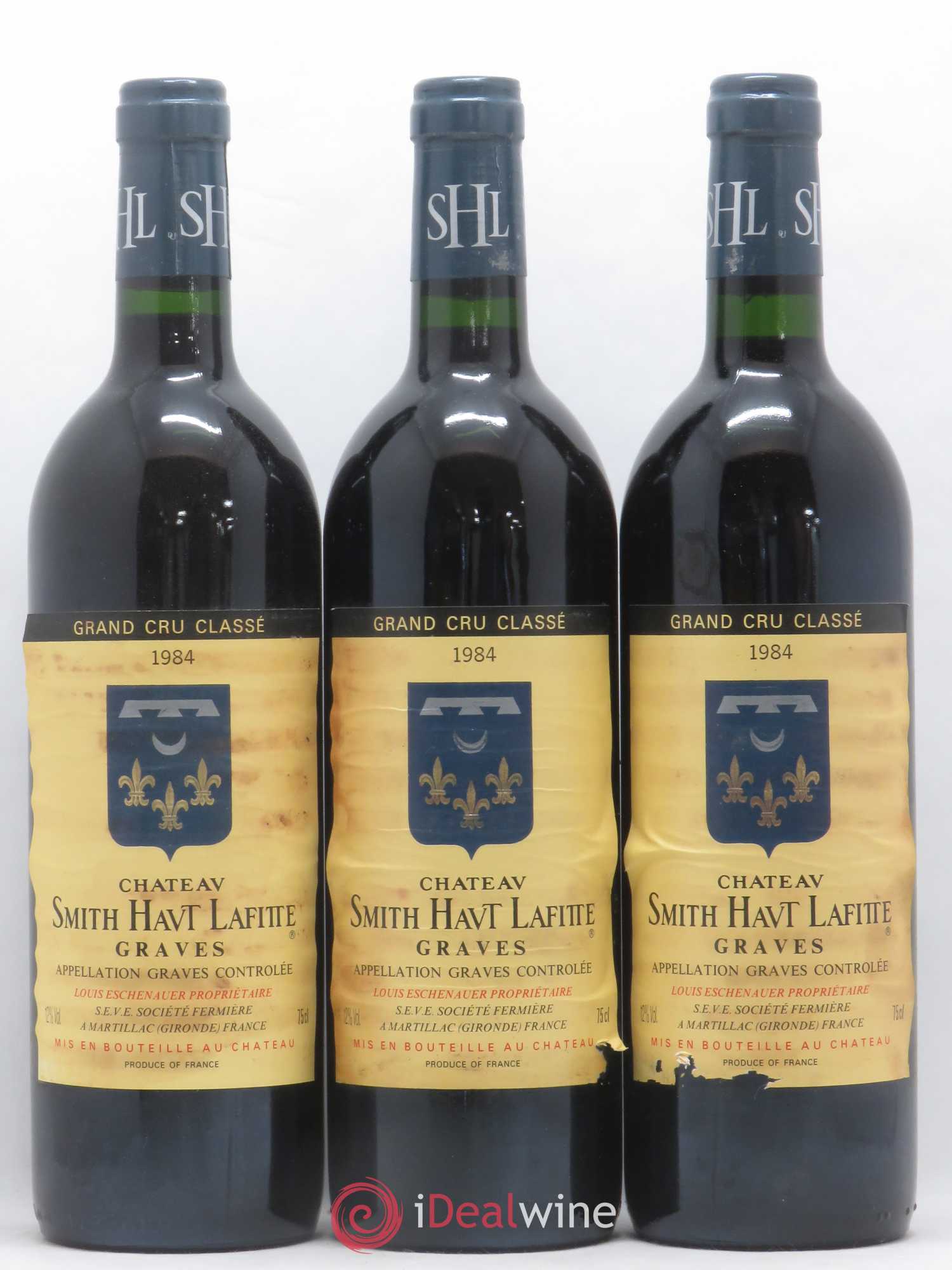 Château Smith Haut Lafitte Cru Classé de Graves 1984 - Lot de 12 bouteilles - 3