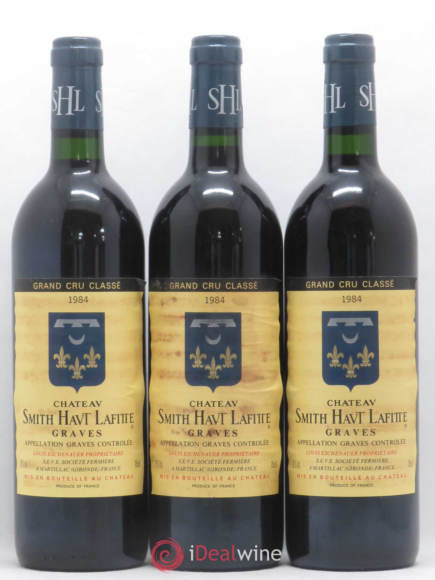 Château Smith Haut Lafitte Cru Classé de Graves 1984 - Lot de 12 bouteilles - 4
