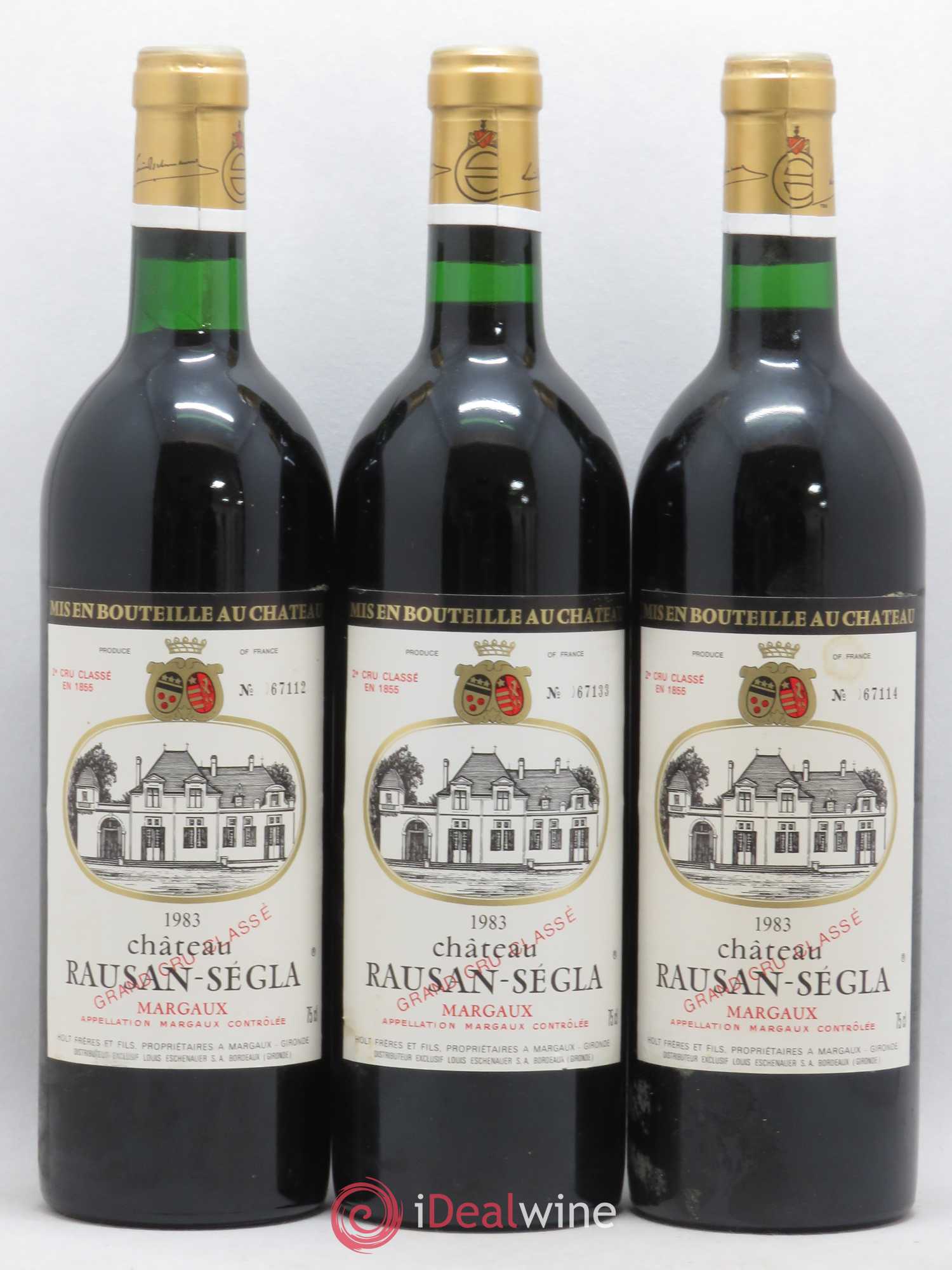 Château Rauzan Ségla Grand Cru Classé 1983 - Lot de 12 bouteilles - 2