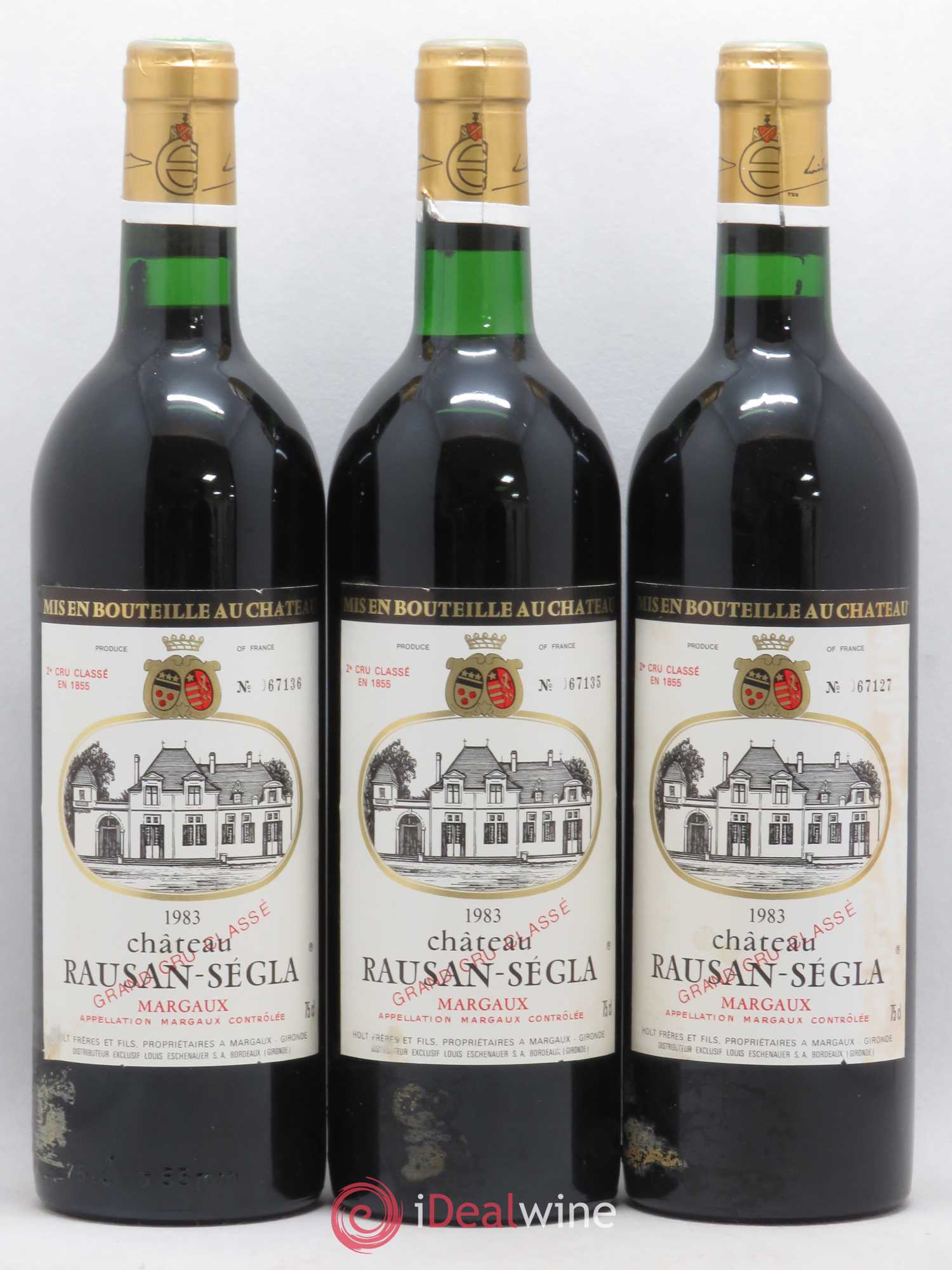 Château Rauzan Ségla Grand Cru Classé 1983 - Lot de 12 bouteilles - 3