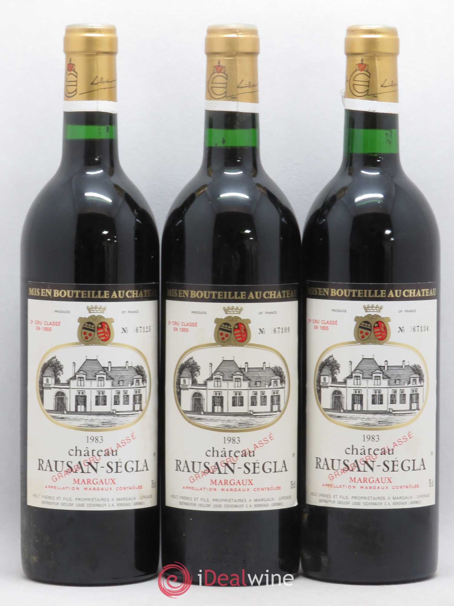 Château Rauzan Ségla Grand Cru Classé 1983 - Lot de 12 bouteilles - 4