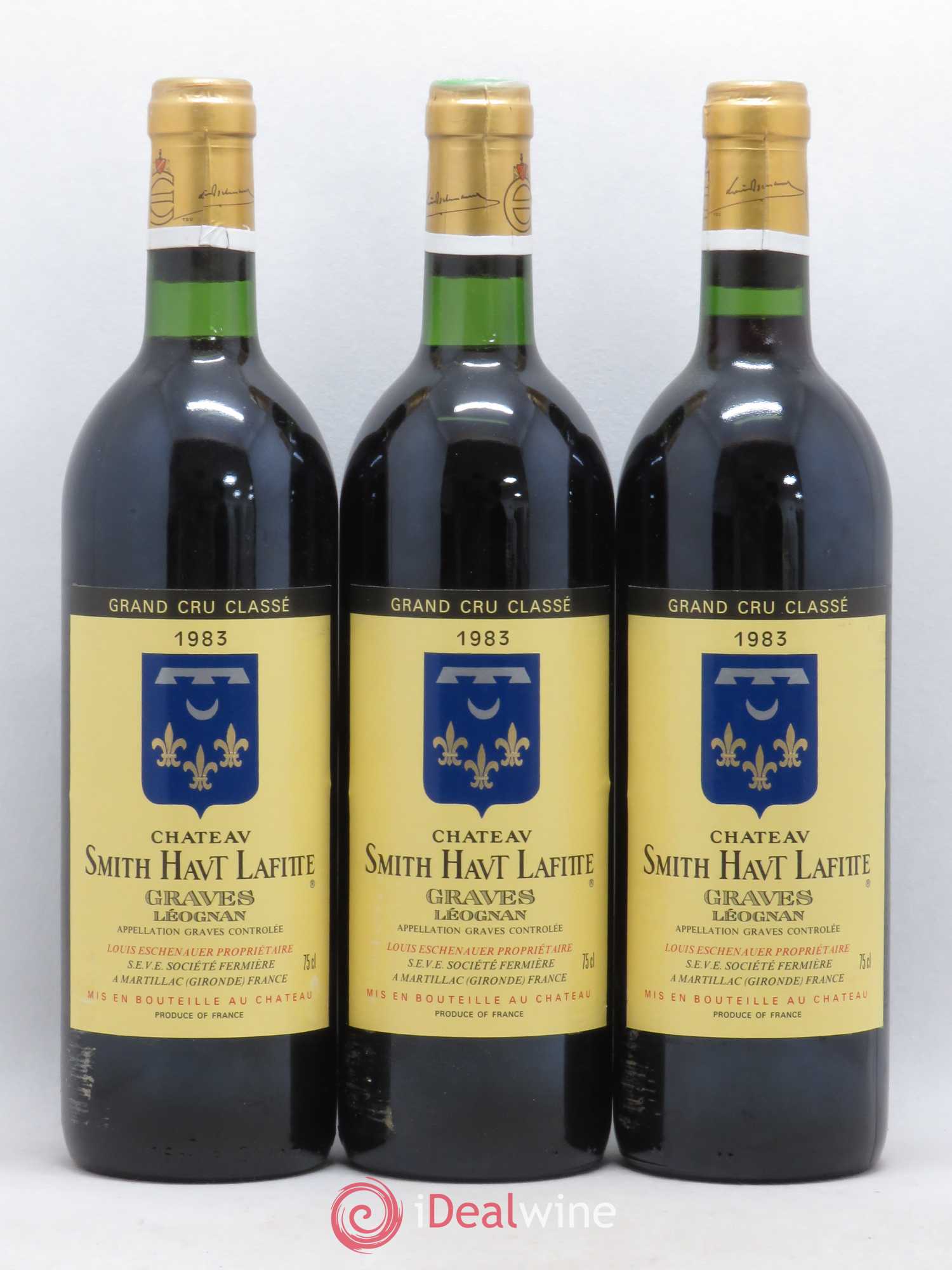 Château Smith Haut Lafitte Cru Classé de Graves 1983 - Lot de 12 bouteilles - 1