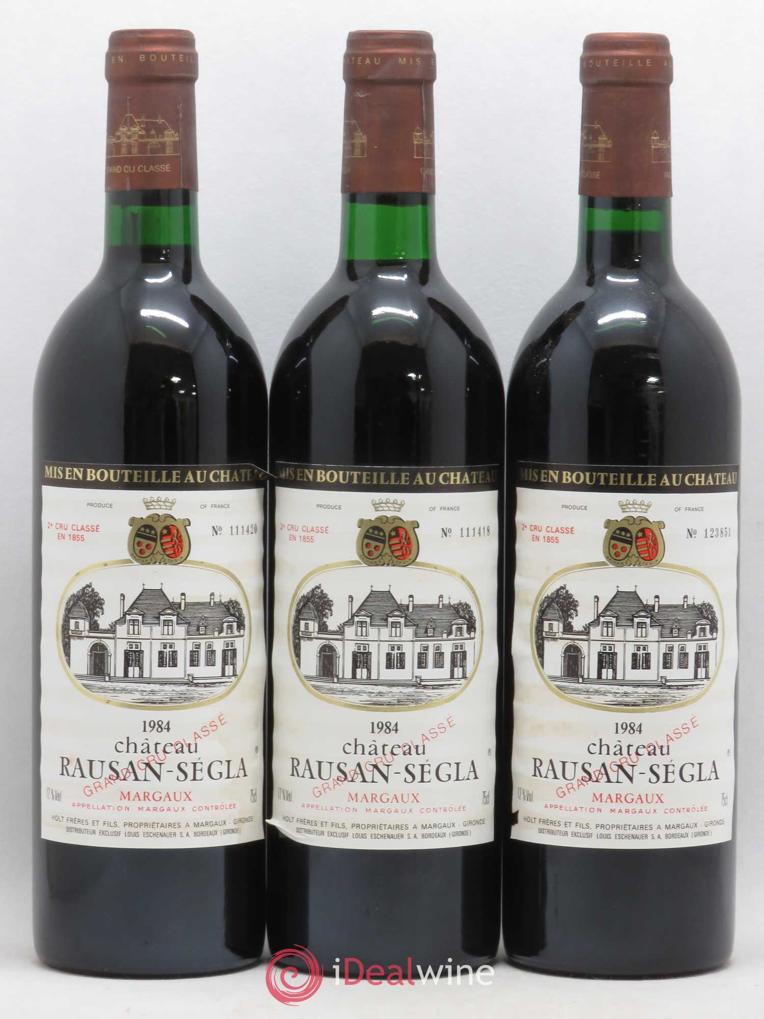Château Rauzan Ségla Grand Cru Classé 1984 - Lot de 12 bouteilles - 4
