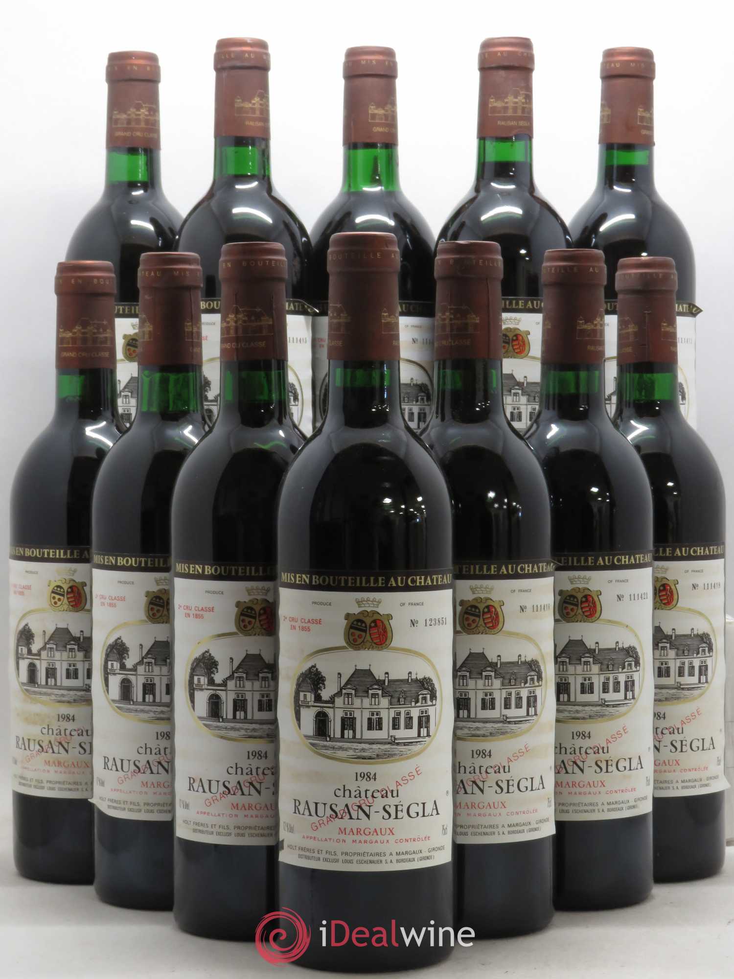 Château Rauzan Ségla Grand Cru Classé 1984 - Lot de 12 bouteilles - 0