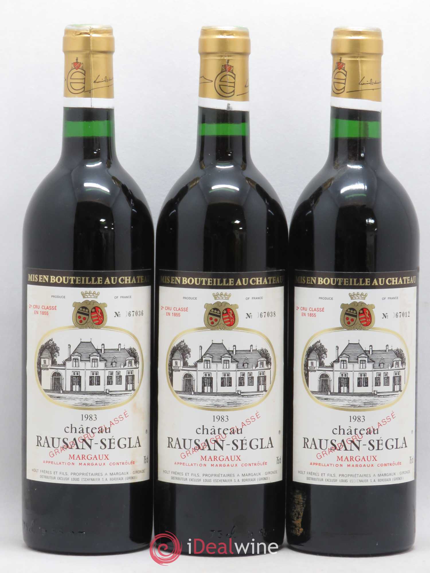 Château Rauzan Ségla Grand Cru Classé 1983 - Lot de 12 bouteilles - 2