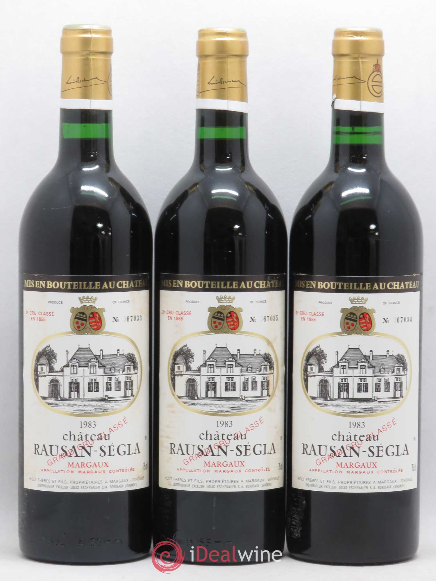 Château Rauzan Ségla Grand Cru Classé 1983 - Lot de 12 bouteilles - 3