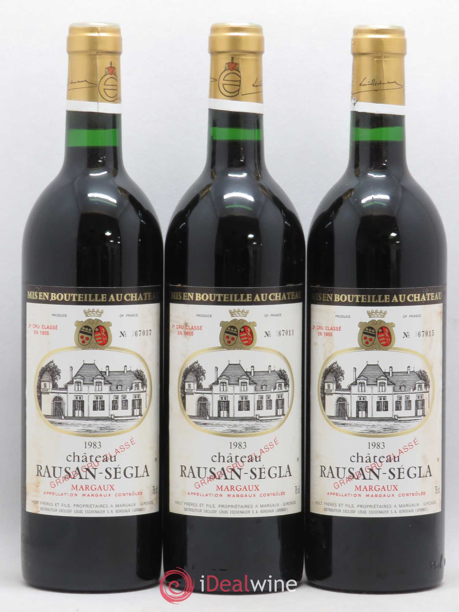 Château Rauzan Ségla Grand Cru Classé 1983 - Lot de 12 bouteilles - 4