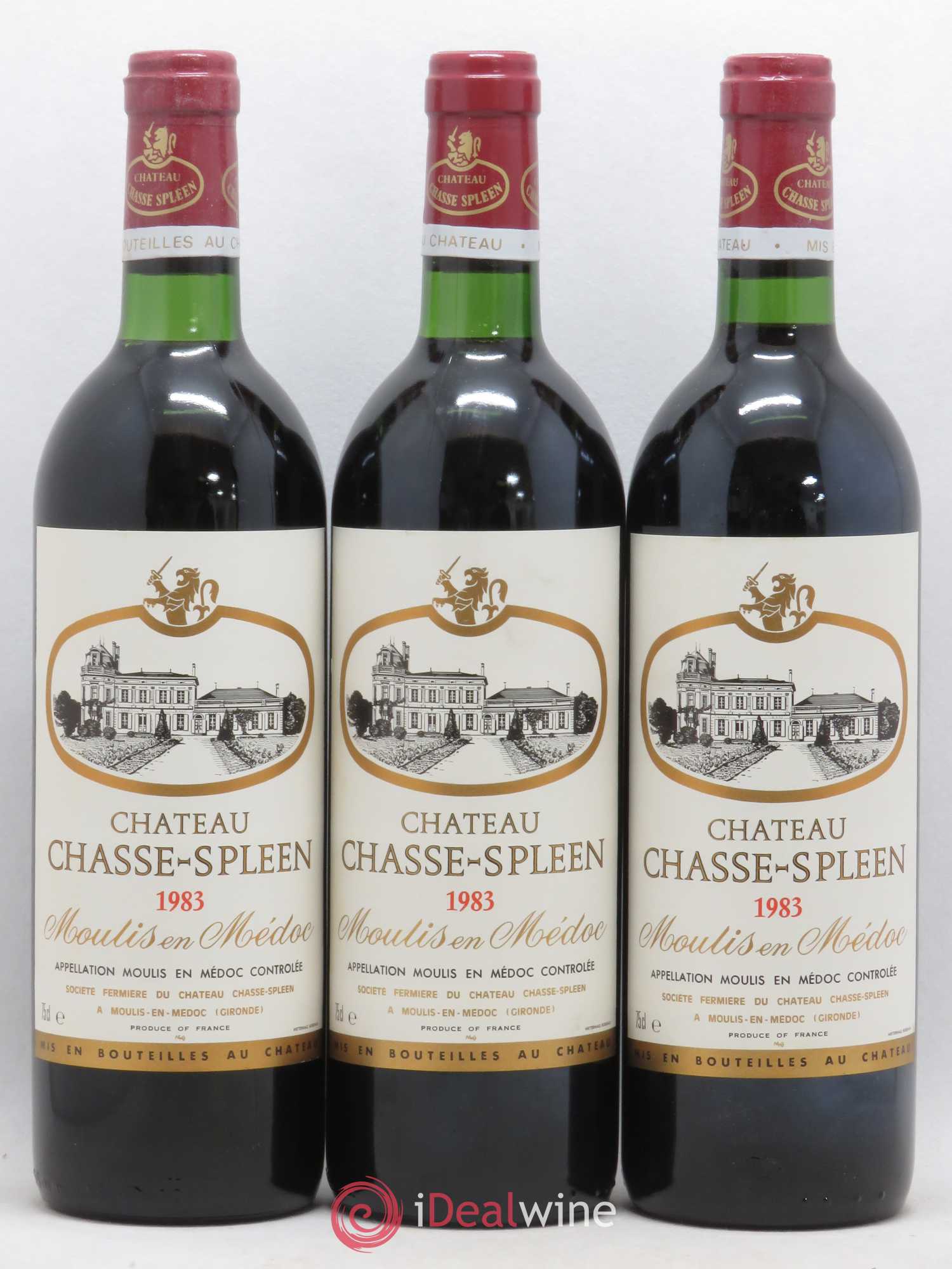 Château Chasse Spleen 1983 - Lot de 12 bouteilles - 1
