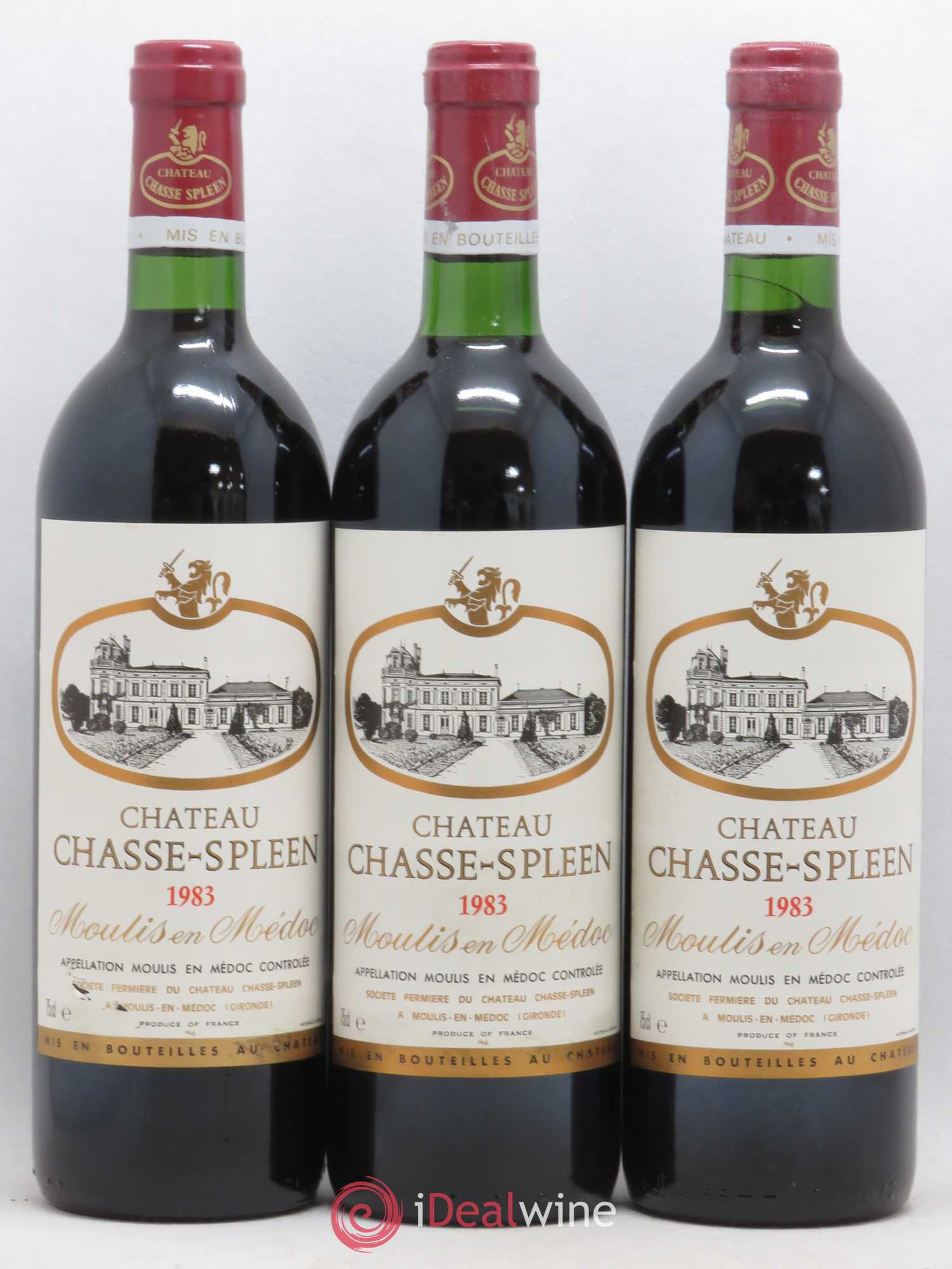 Château Chasse Spleen 1983 - Lot de 12 bouteilles - 2