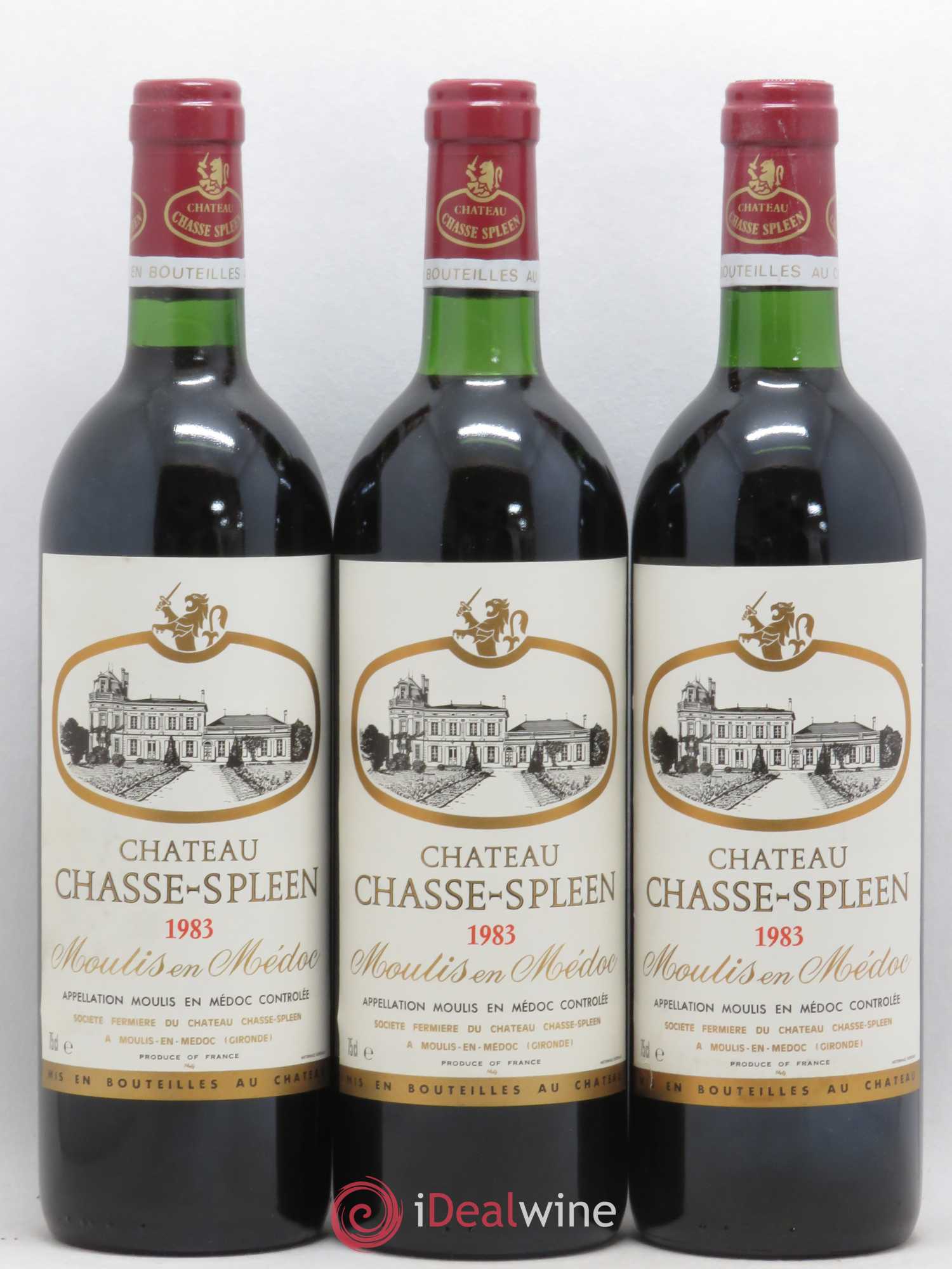 Château Chasse Spleen 1983 - Lot de 12 bouteilles - 3