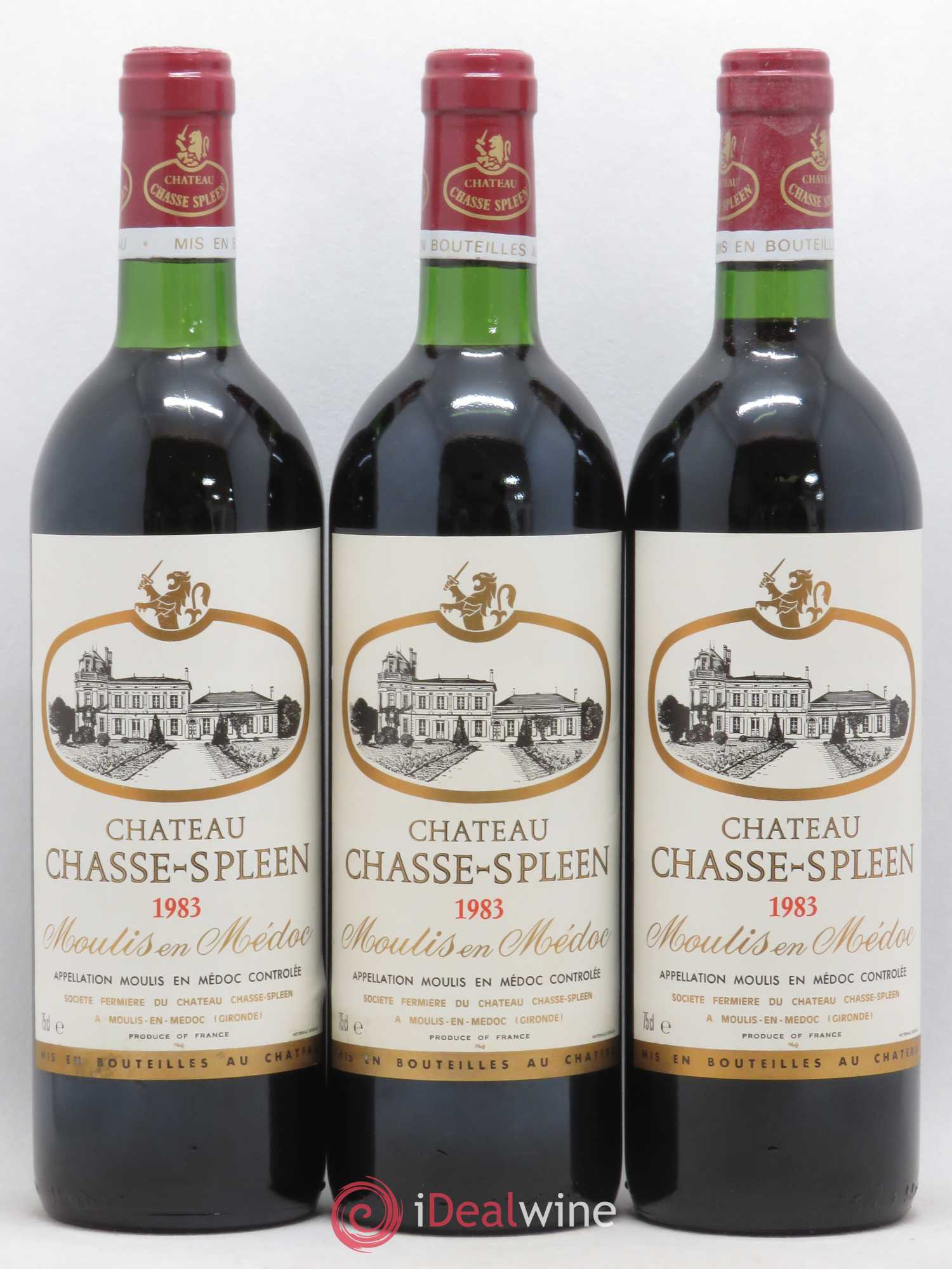Château Chasse Spleen 1983 - Lot de 12 bouteilles - 4