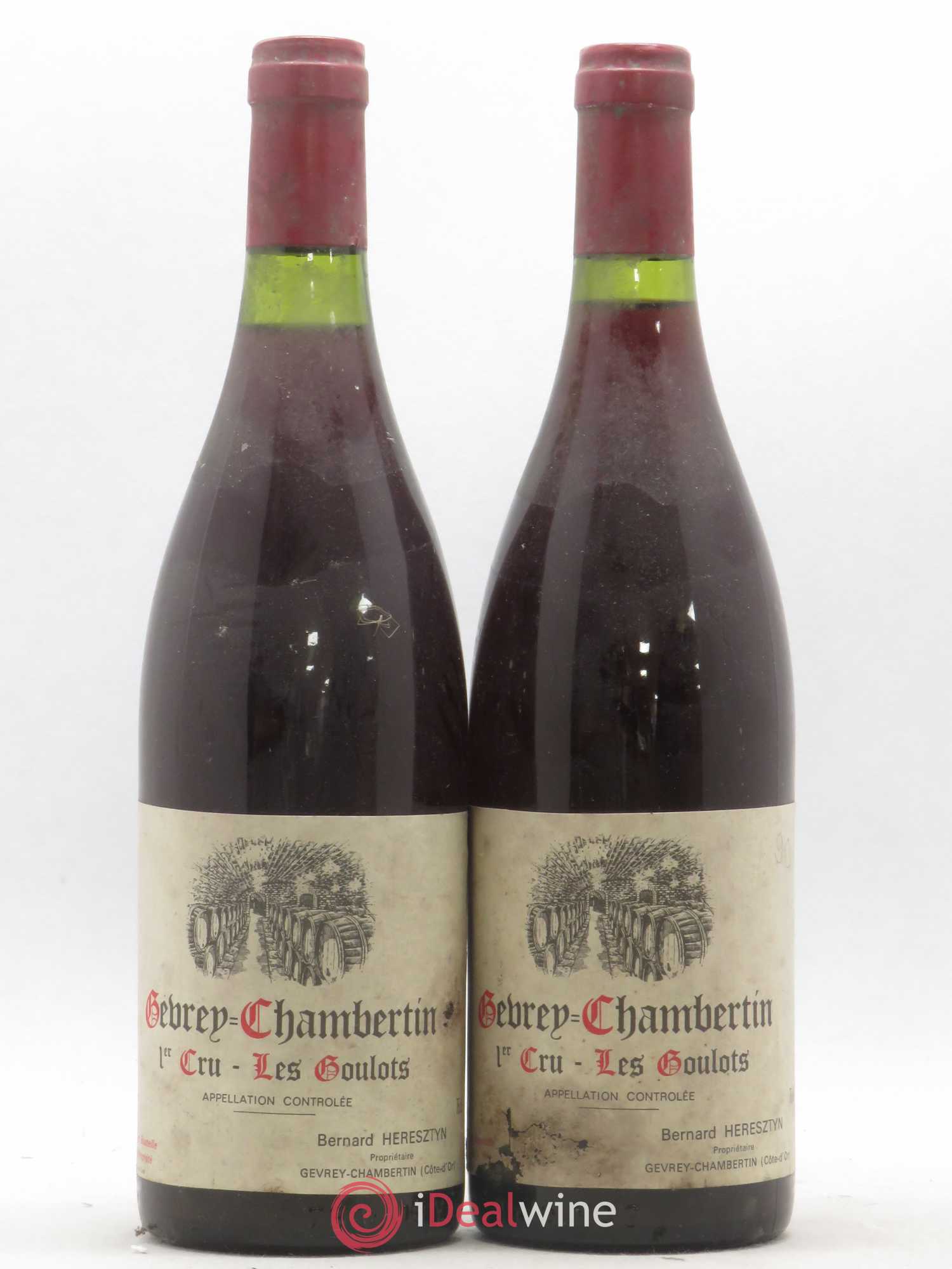 Gevrey-Chambertin 1er Cru Les Goulots Bernard Heresztyn - Posten von 2 Flaschen - 0