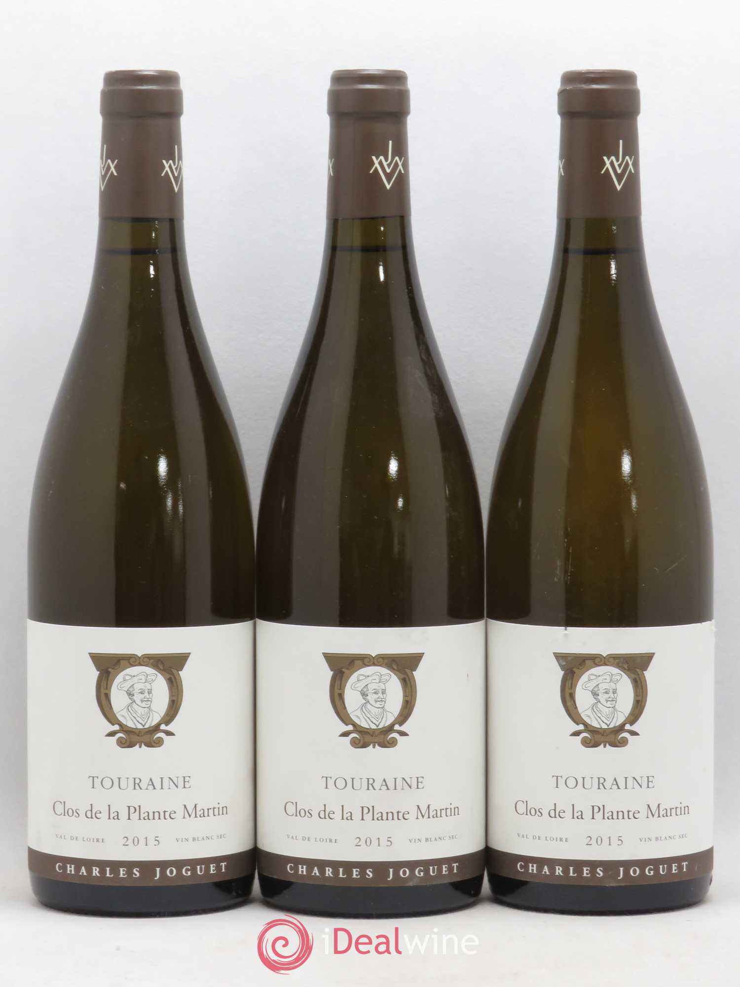 Touraine Clos de la Plante Martin Charles Joguet 2015 - Lot de 3 bouteilles - 0