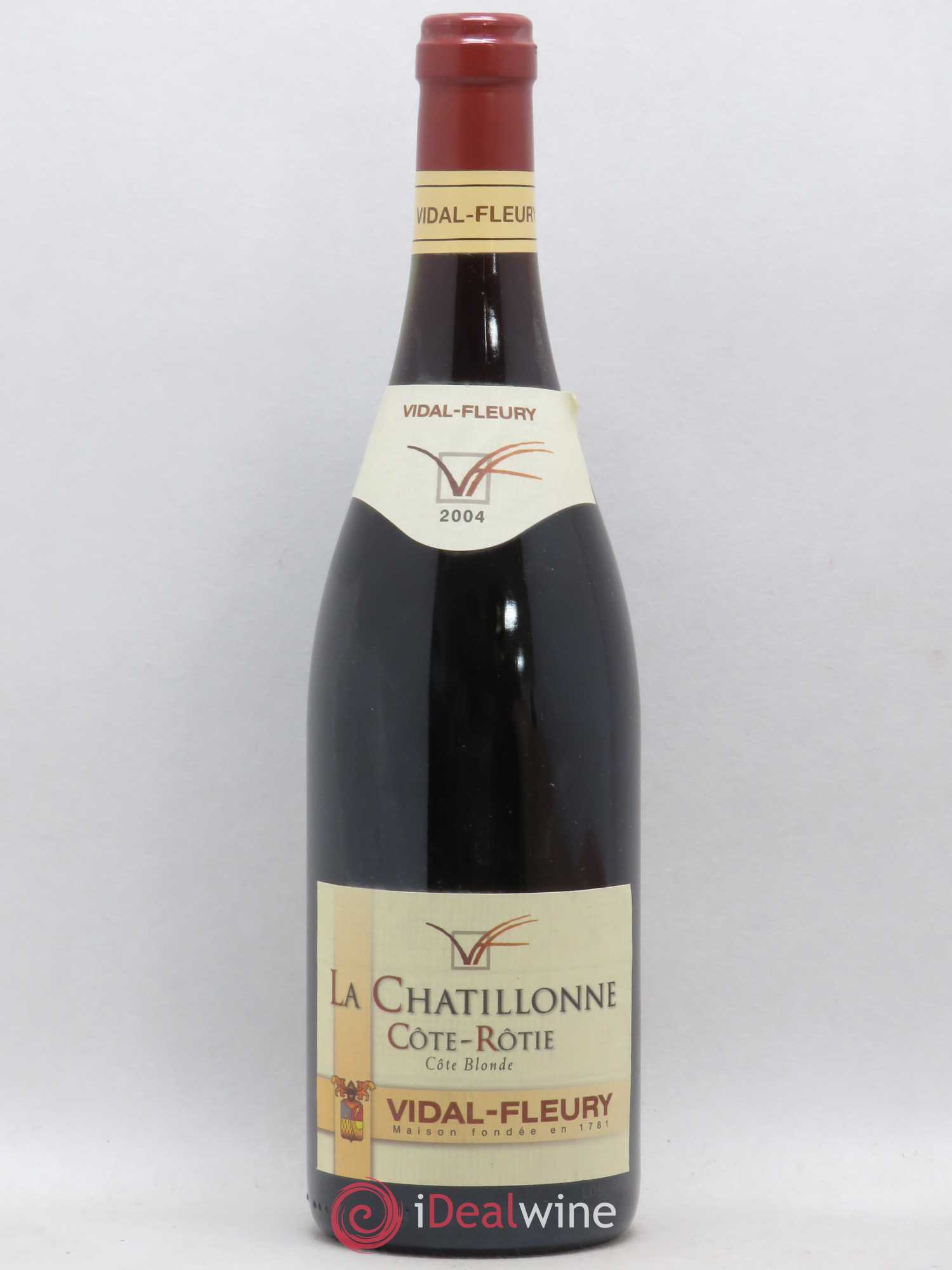 Côte-Rôtie la Chatillonne Côte Blonde Vidal Fleury 2004 - Lot de 1 bouteille - 0