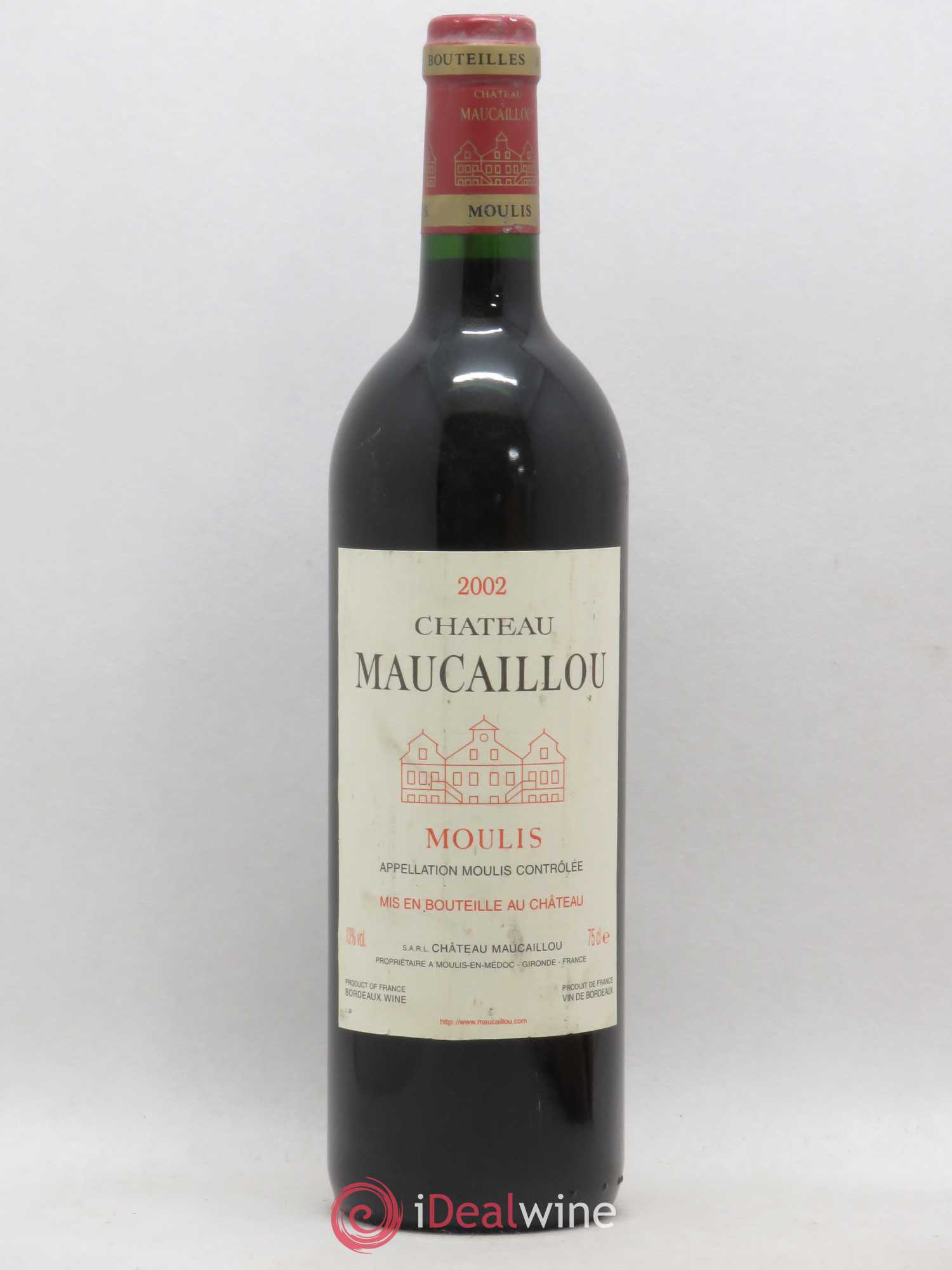Château Maucaillou 2002 - Lot de 1 bouteille - 0