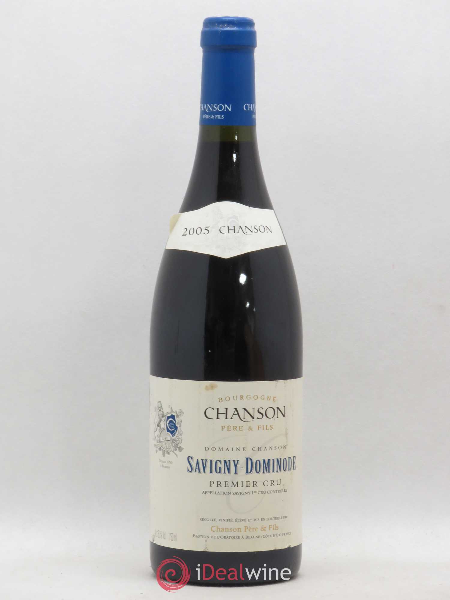 Savigny-lès-Beaune 1er Cru Dominode Chanson 2005 - Lot de 1 bouteille - 0