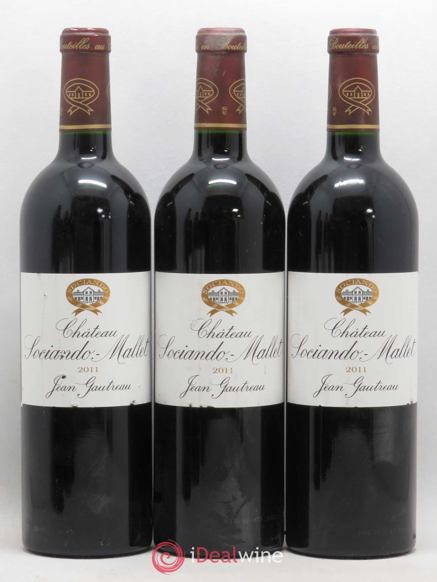 Château Sociando Mallet 2011 - Lot de 6 bouteilles - 1