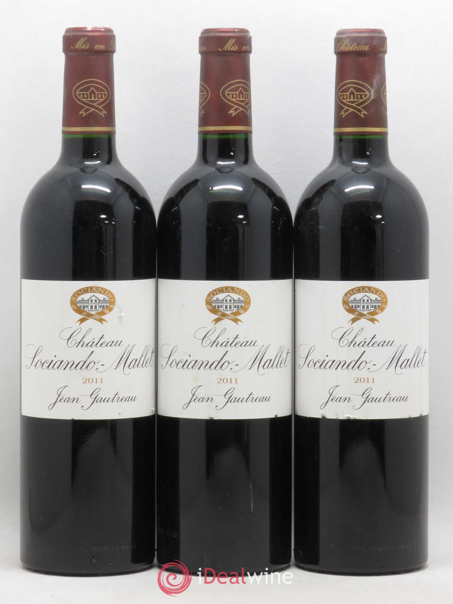 Château Sociando Mallet 2011 - Lot de 6 bouteilles - 2