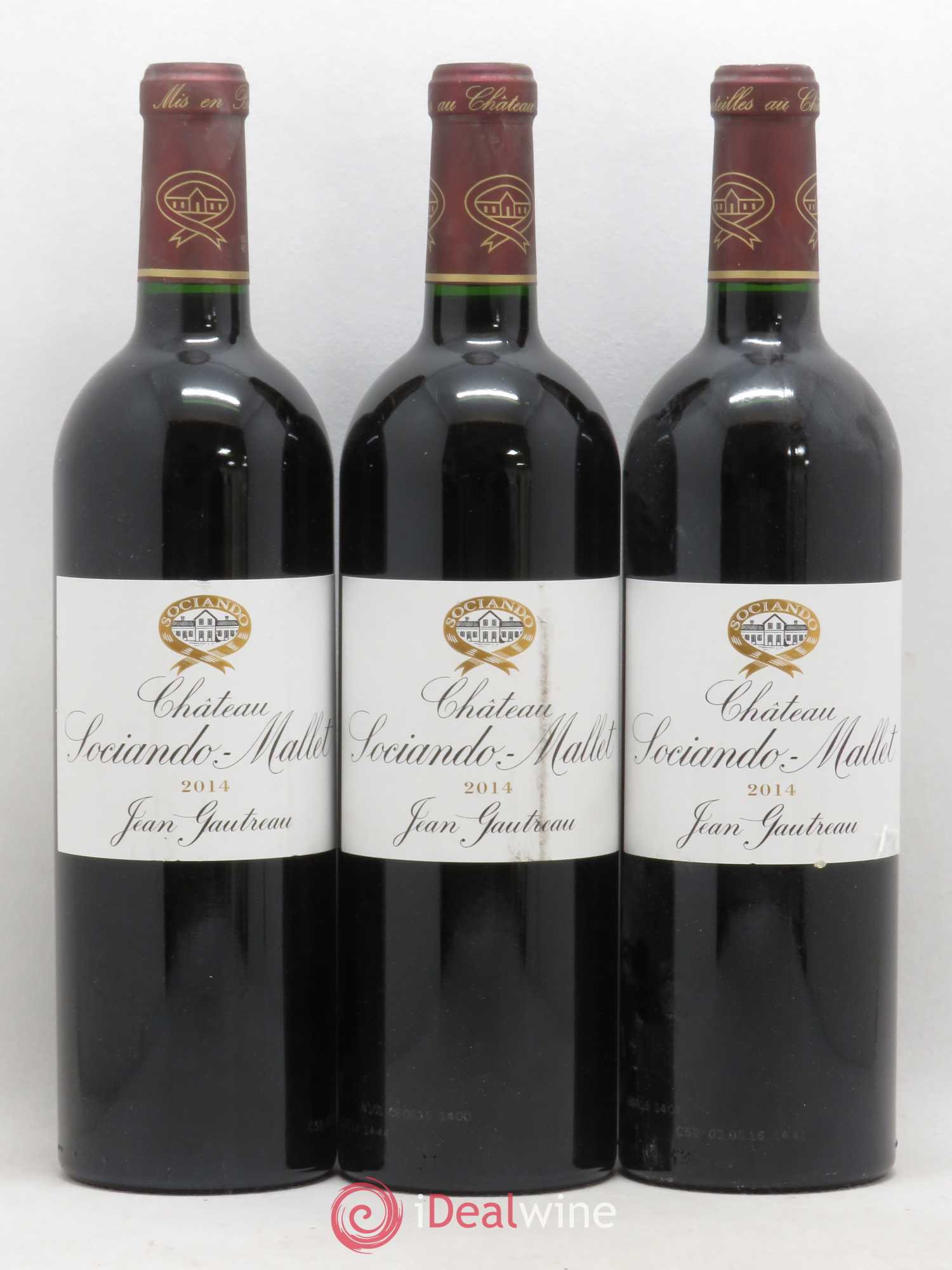 Château Sociando Mallet 2014 - Lot de 6 bouteilles - 1
