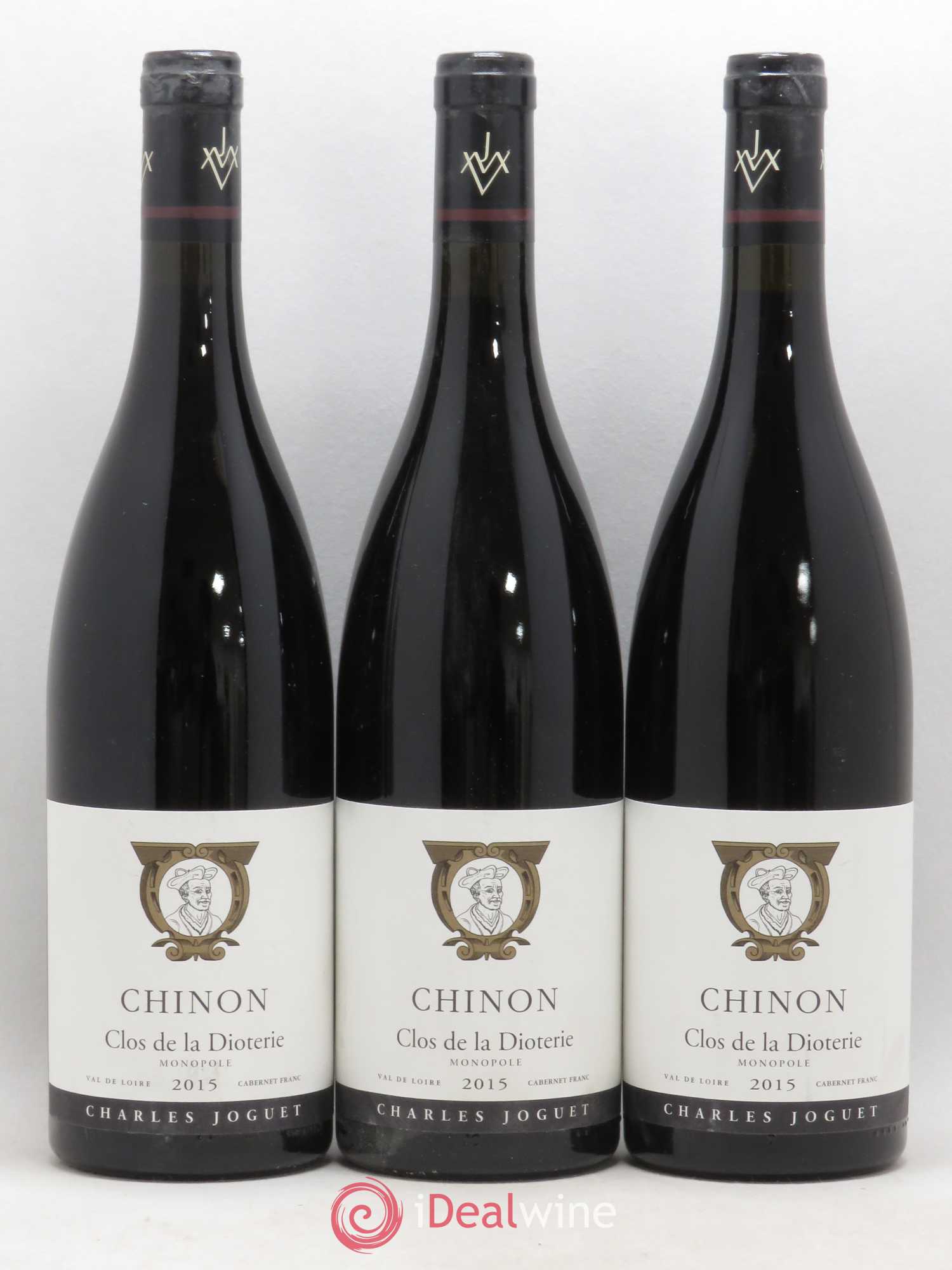 Chinon Clos de La Dioterie Charles Joguet 2015 - Lot de 3 bouteilles - 0