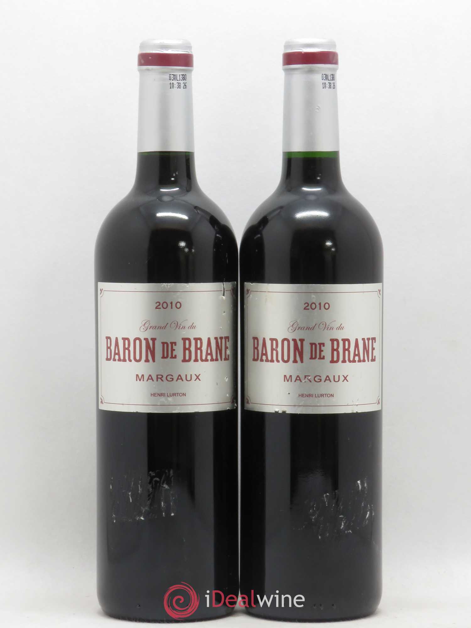 Baron de Brane Second Vin 2010 - Lot de 2 bouteilles - 0