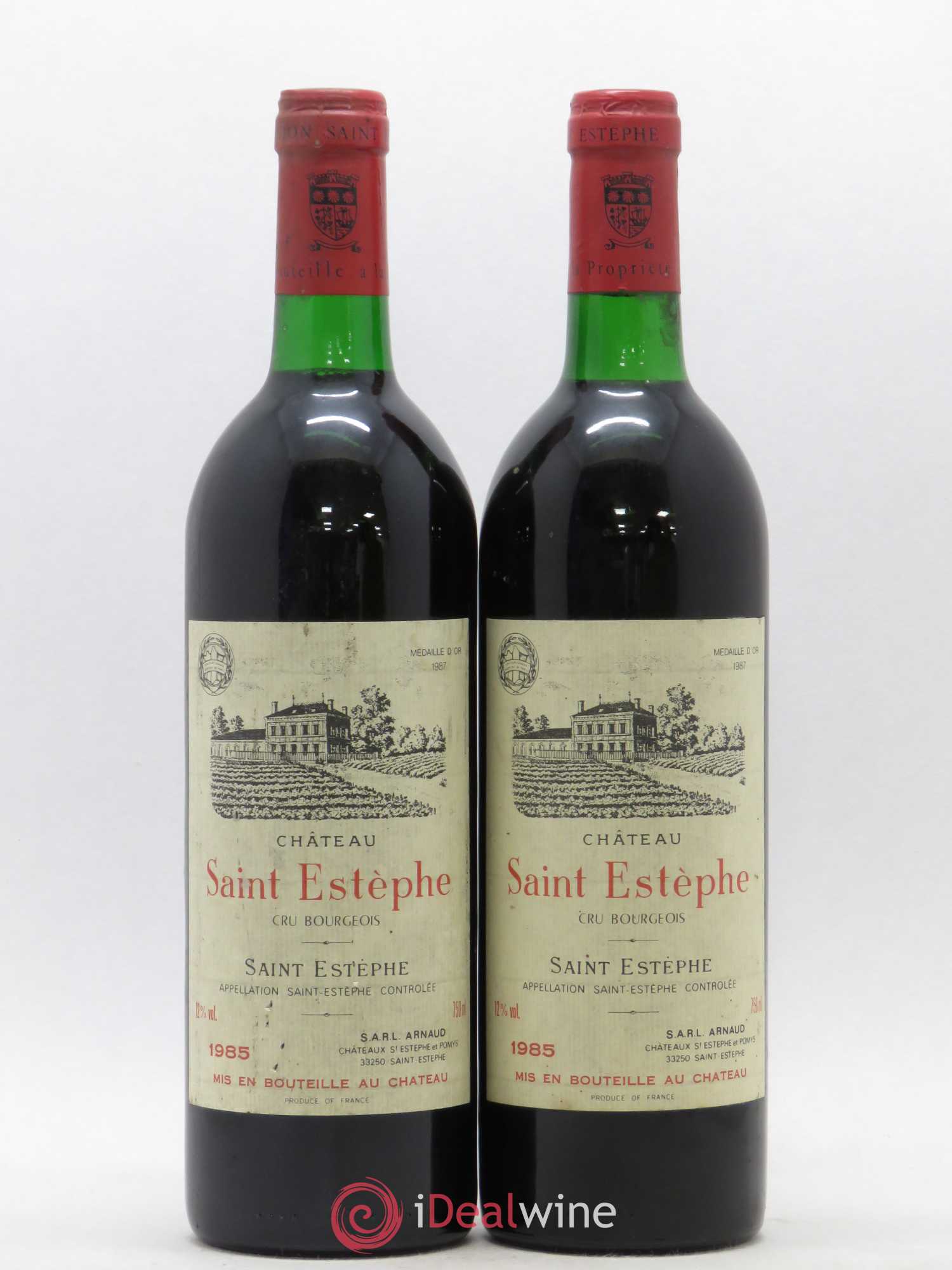 Château Saint-Estèphe 1985 - Lot de 2 bouteilles - 0