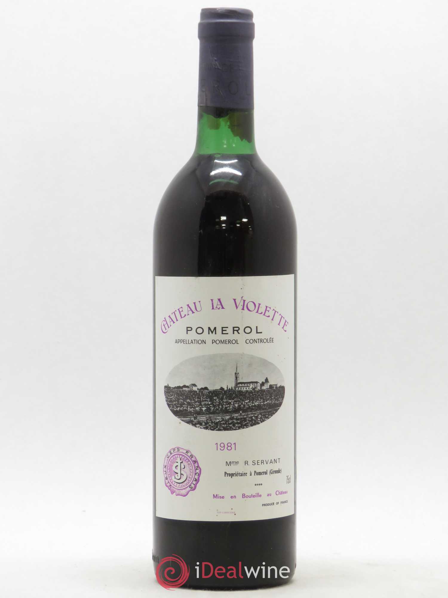 Château la Violette 1981 - Lot de 1 bouteille - 0