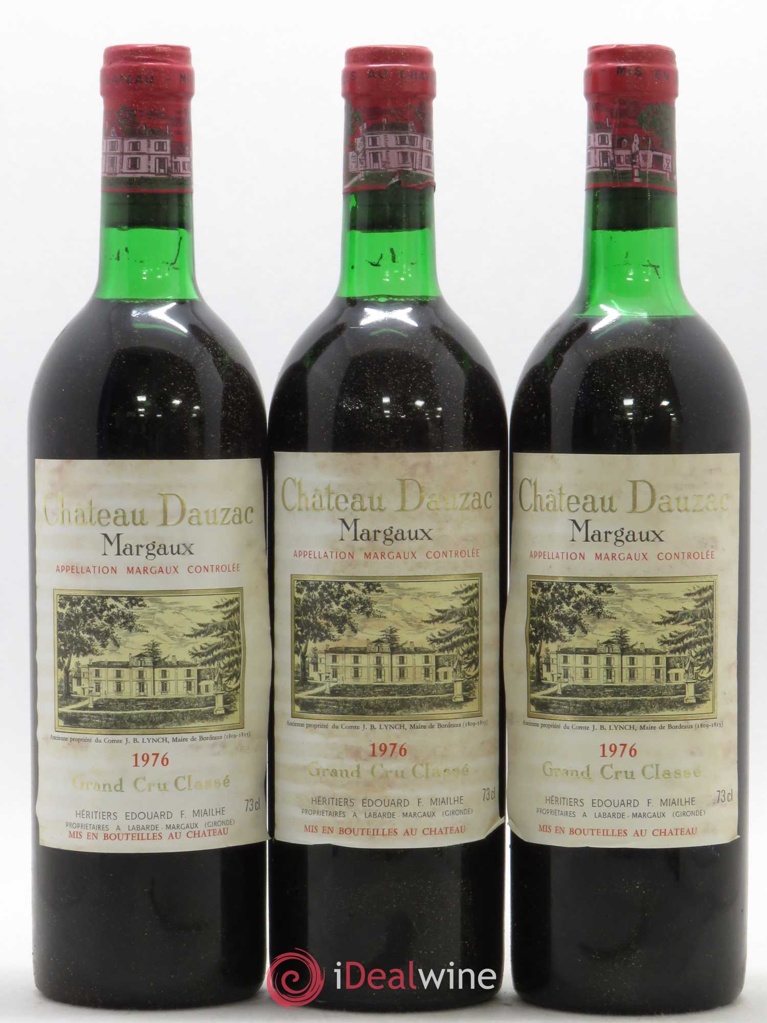 Château Dauzac 5ème Grand Cru Classé 1976 - Lot de 12 bouteilles - 1