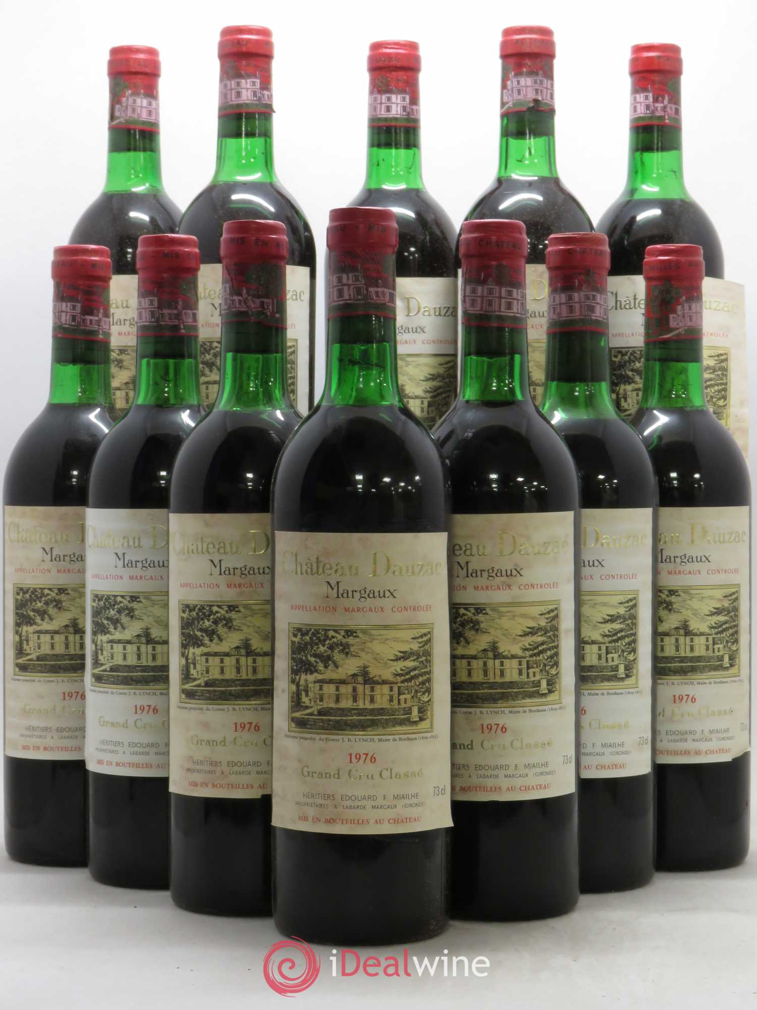 Château Dauzac 5ème Grand Cru Classé 1976 - Lot de 12 bouteilles - 0