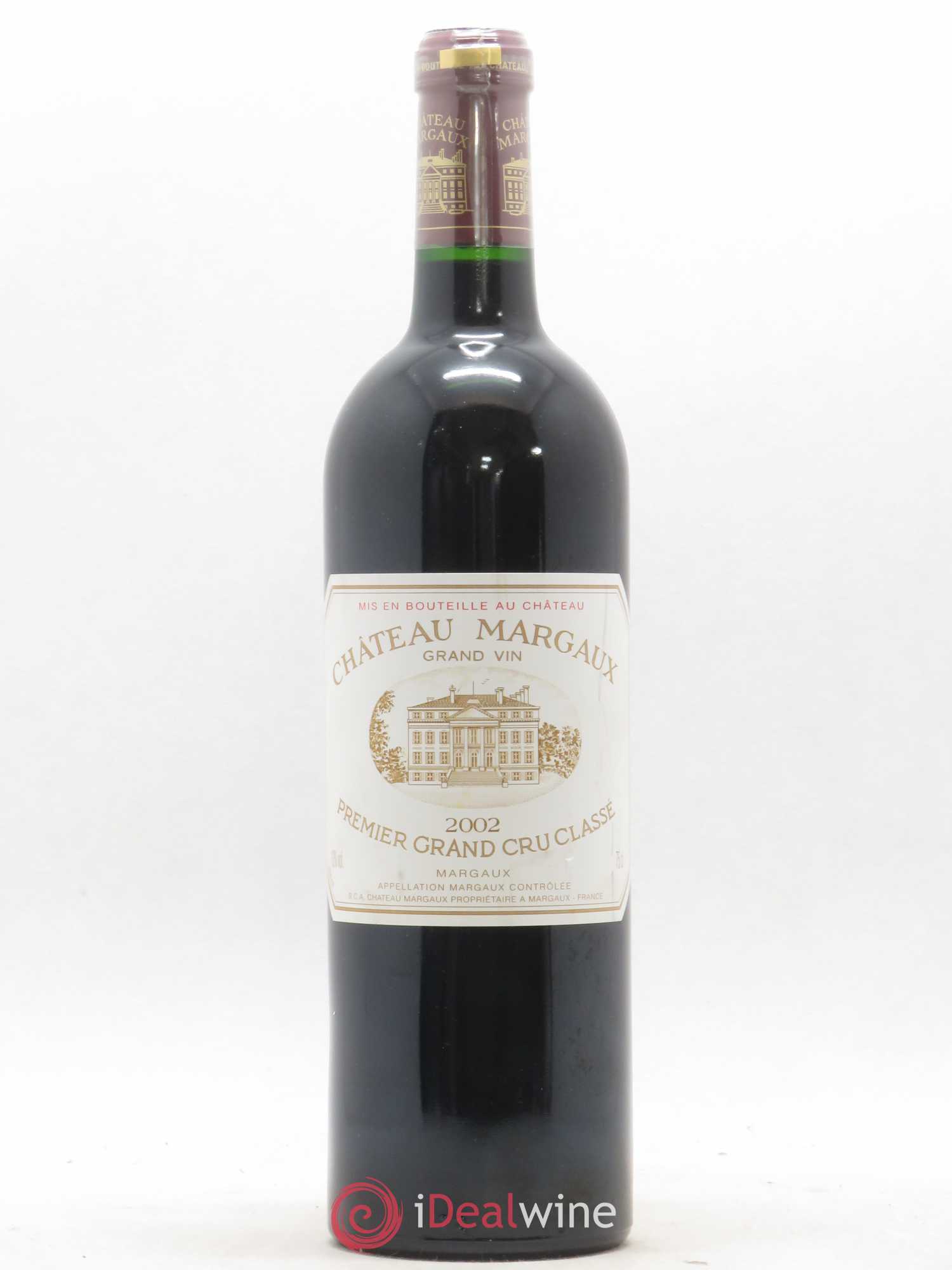 Château Margaux 1er Grand Cru Classé 2002 - Lot de 1 bouteille - 0