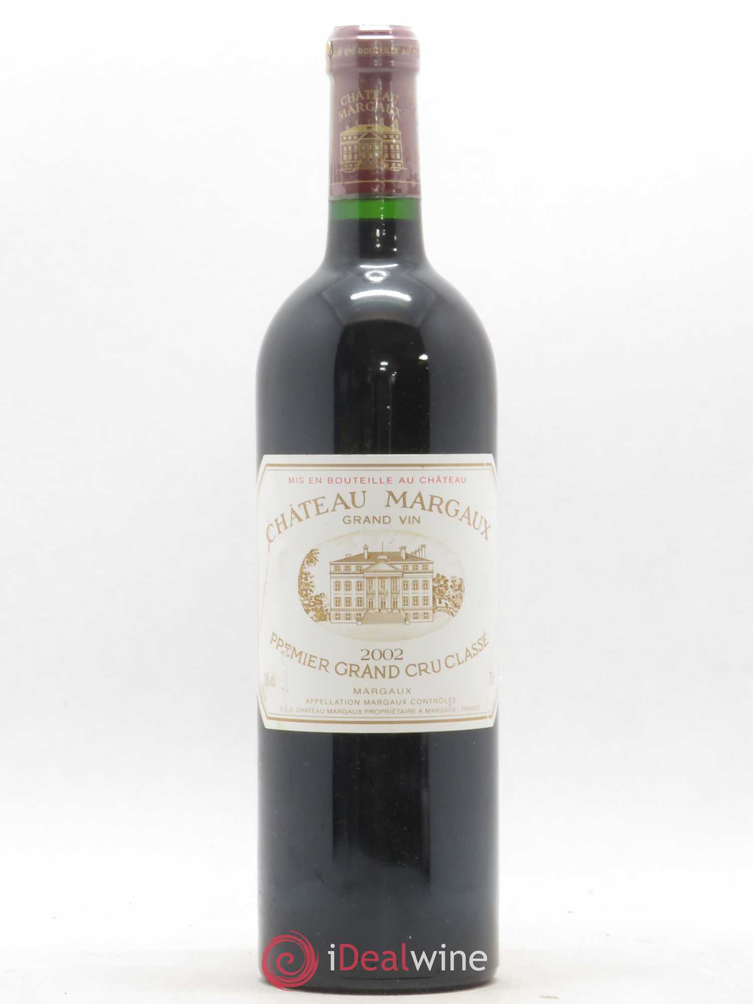 Château Margaux 1er Grand Cru Classé 2002 - Lot de 1 bouteille - 0
