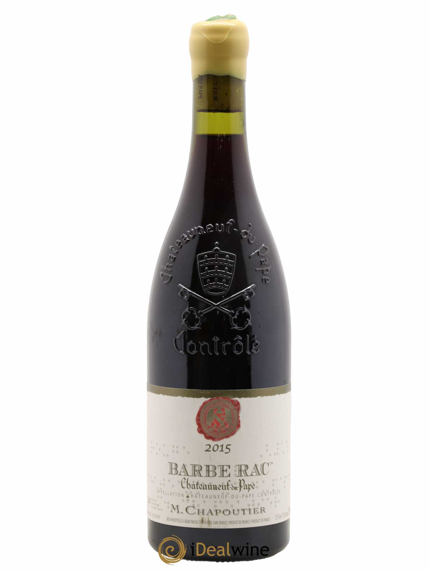 Châteauneuf-du-Pape Barbe Rac Chapoutier 2015 - Lot de 1 bouteille - 0