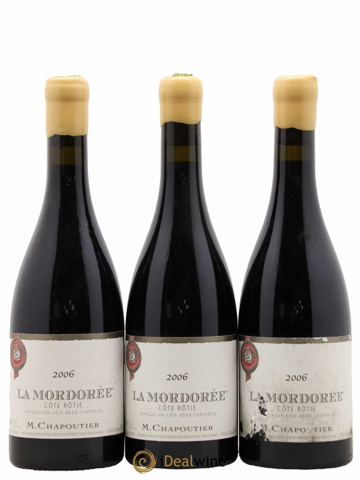 Côte-Rôtie La Mordorée Chapoutier 2006 - Lot de 3 bouteilles - 0