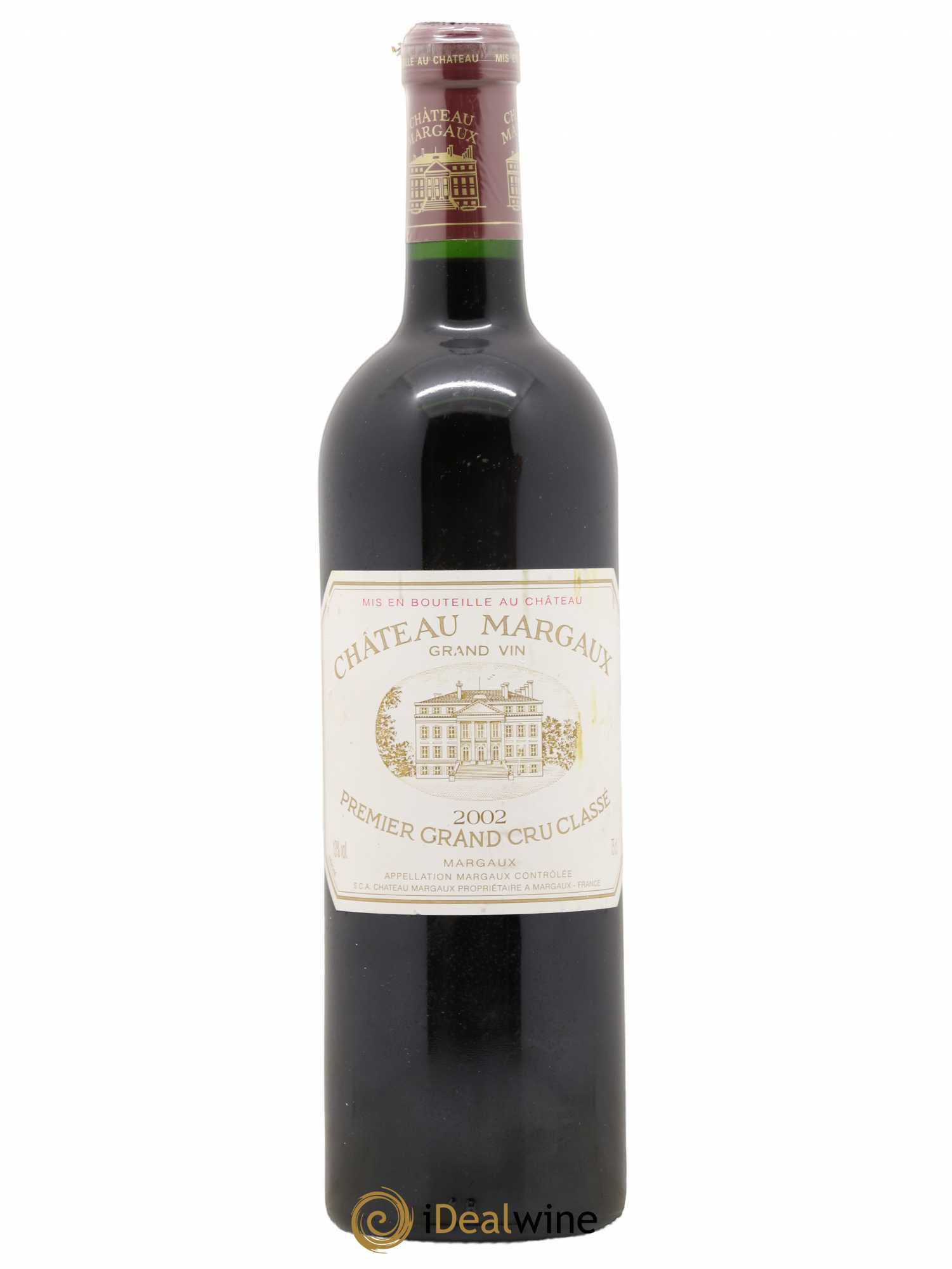 Château Margaux 1er Grand Cru Classé 2002 - Lot de 1 bouteille - 0