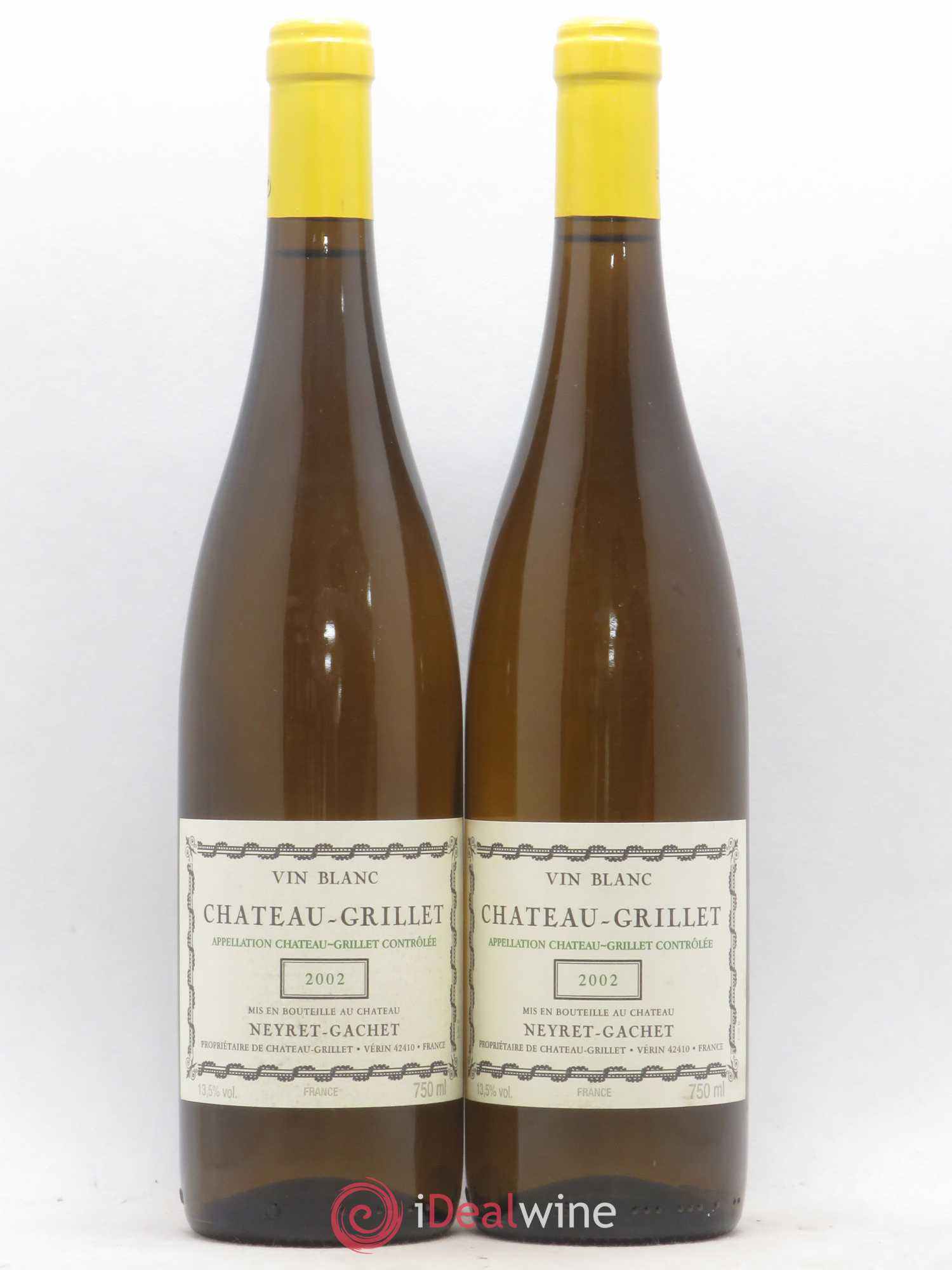 Château Grillet Château-Grillet 2002 - Lot de 2 bouteilles - 0