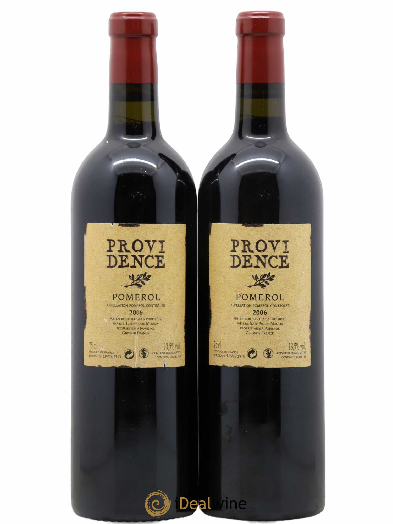 Château Providence (La Providence) 2006 - Lot de 2 bouteilles - 1