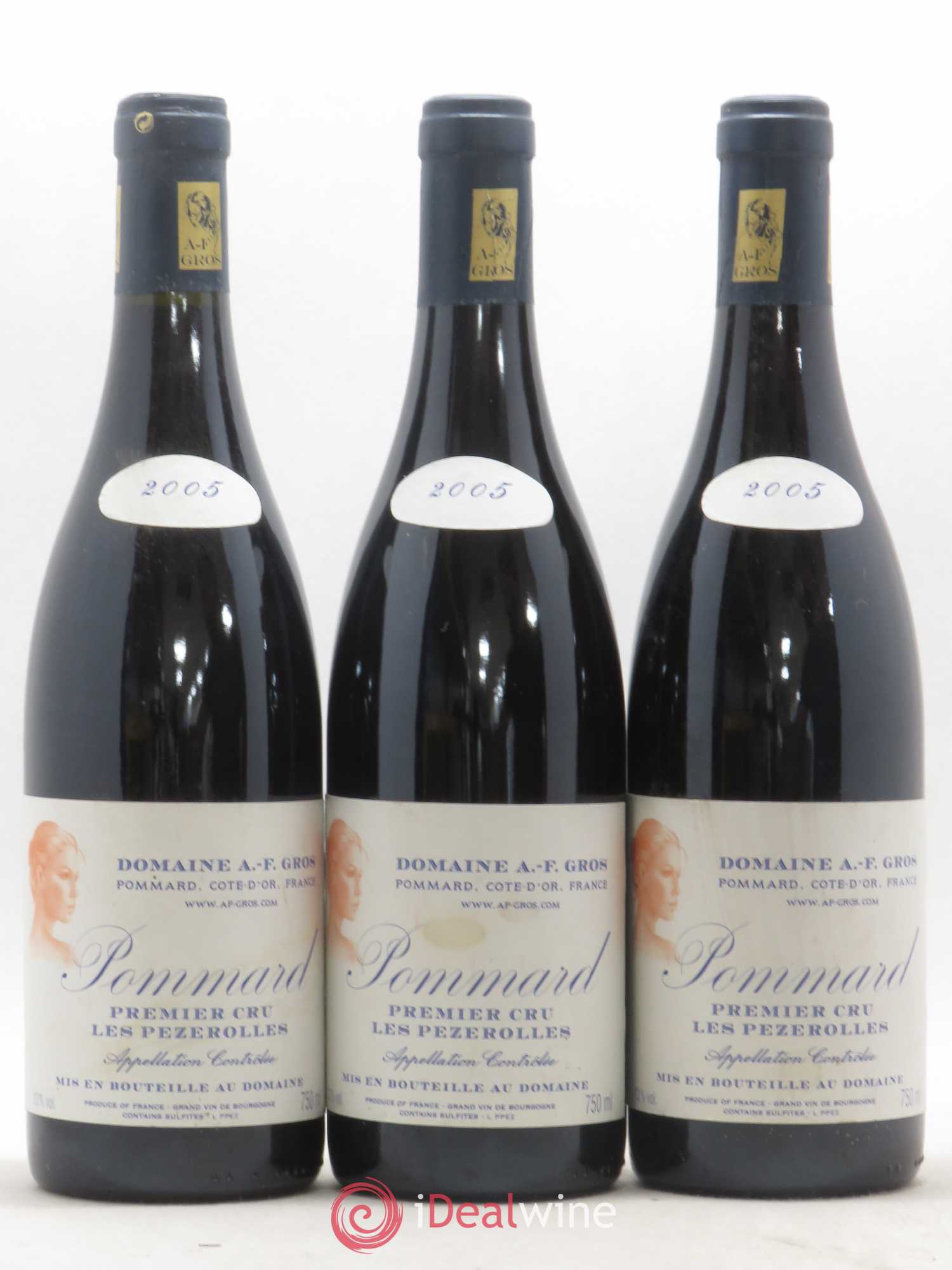 Pommard 1er Cru Les Pézerolles A.-F. Gros 2005 - Lot de 3 bouteilles - 0