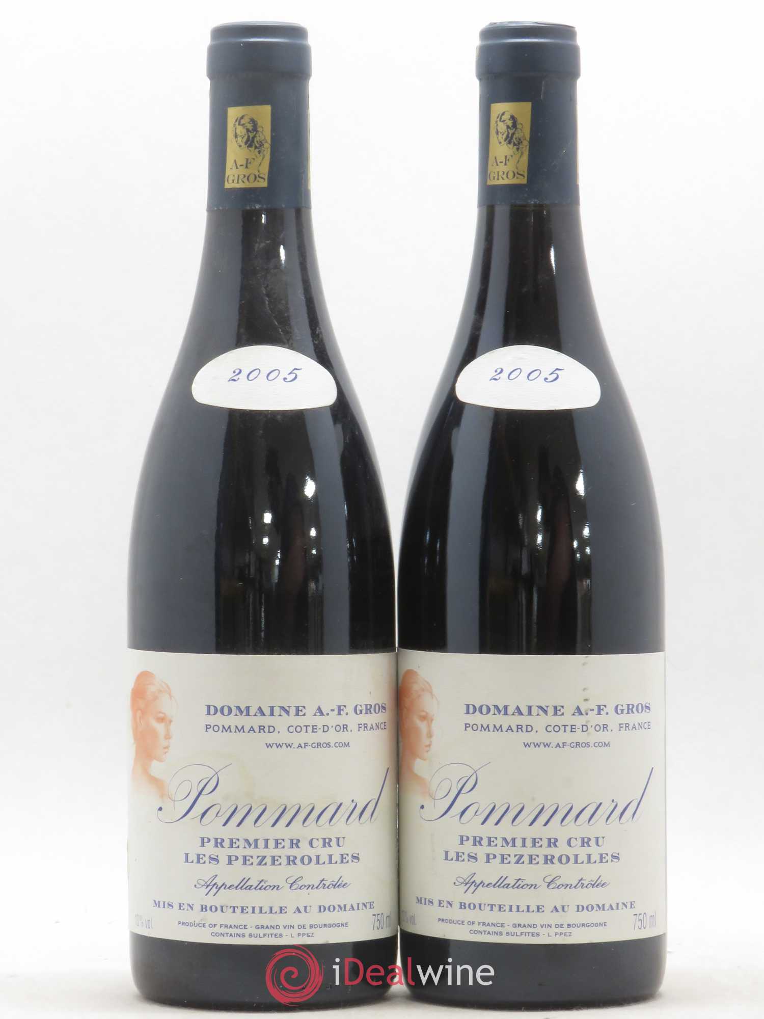 Pommard 1er Cru Les Pézerolles A.-F. Gros 2005 - Lot de 2 bouteilles - 0