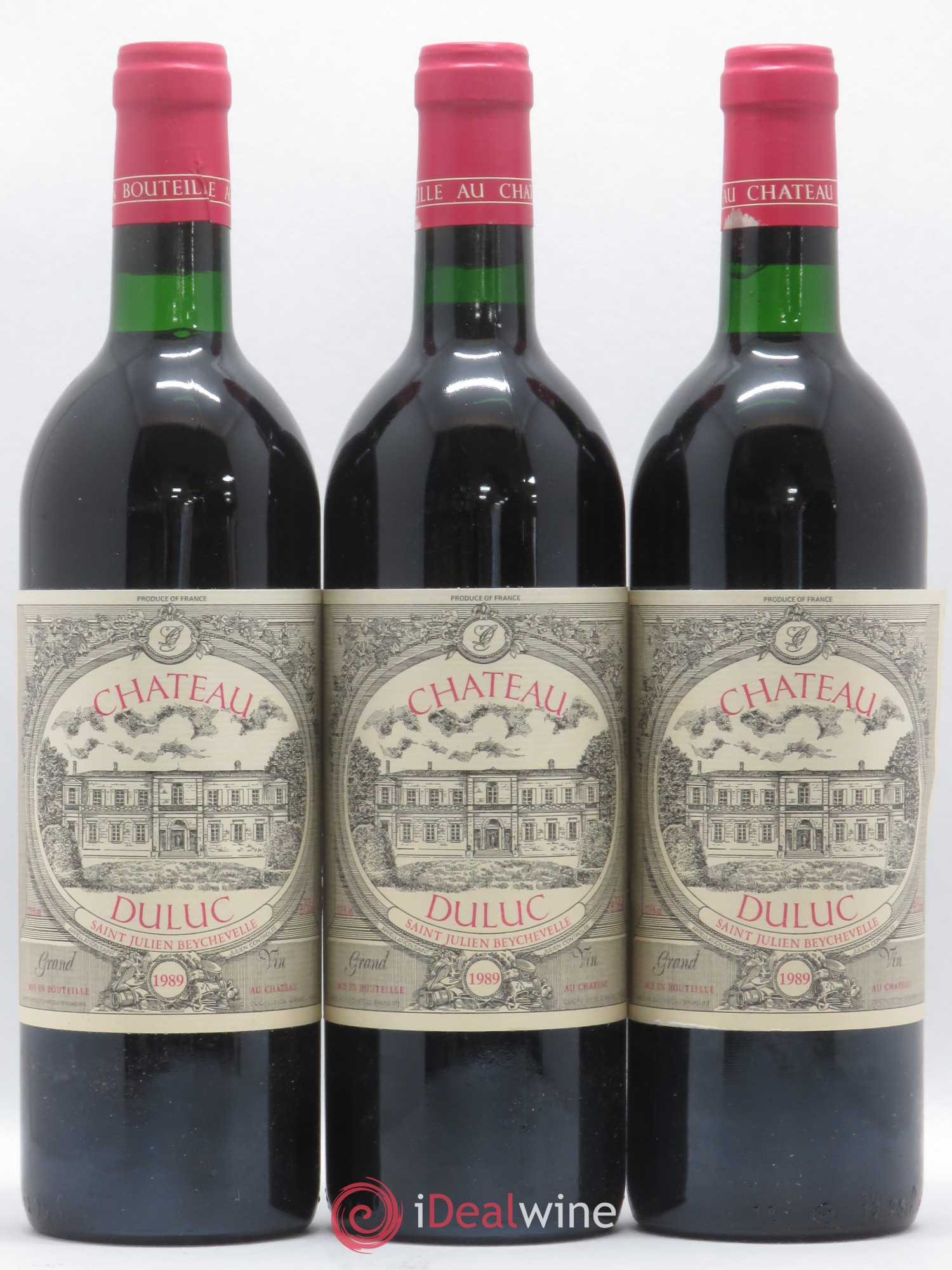 Duluc de Branaire Second Vin 1989 - Lot de 12 bouteilles - 1