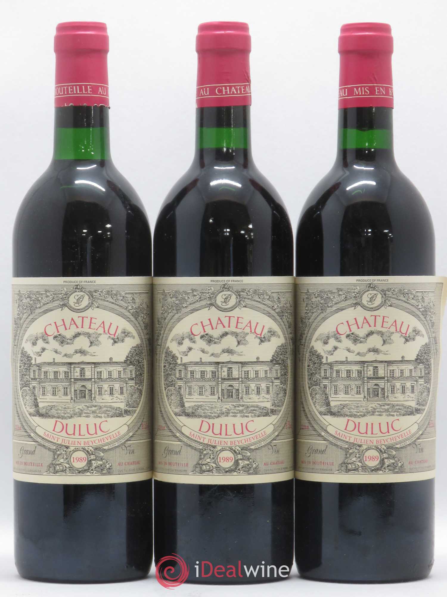Duluc de Branaire Second Vin 1989 - Lot de 12 bouteilles - 3