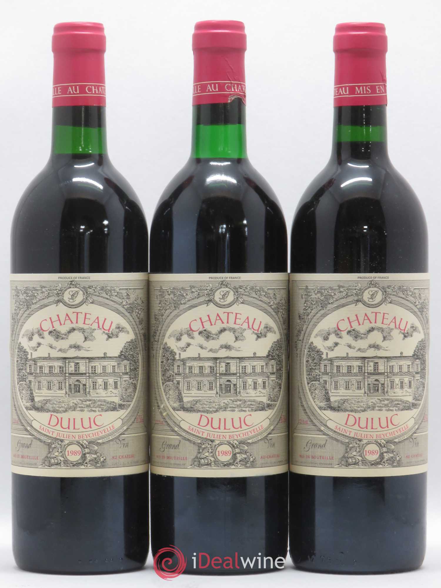 Duluc de Branaire Second Vin 1989 - Lot de 12 bouteilles - 4