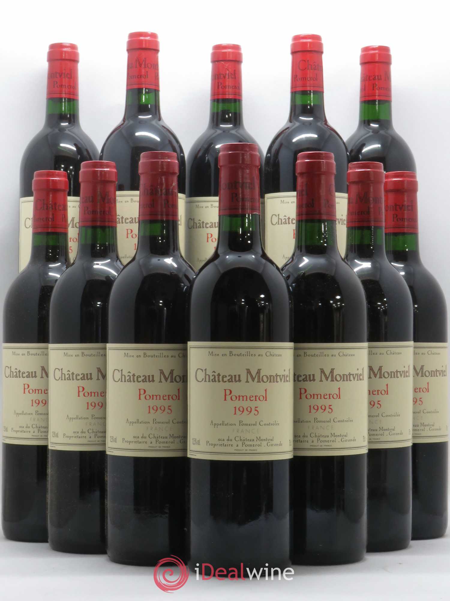 Château Montviel 1995 - Lot de 12 bouteilles - 0