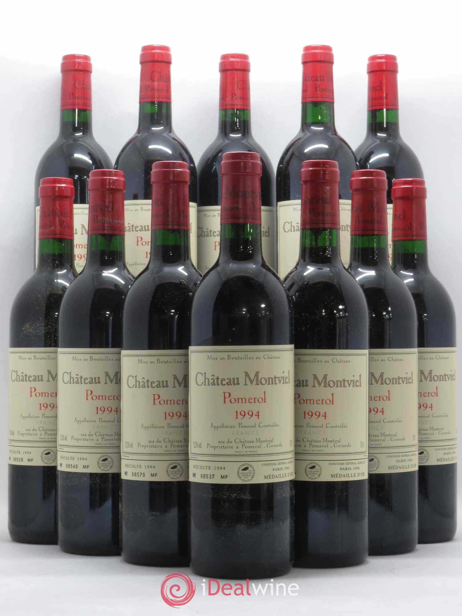 Château Montviel 1994 - Lot de 12 bouteilles - 0