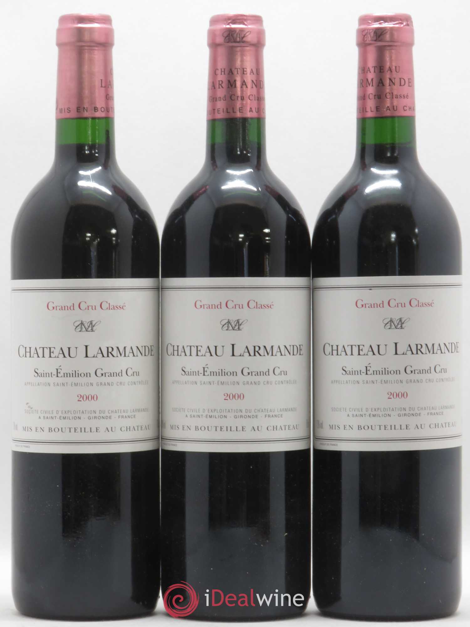 Château Larmande Grand Cru Classé 2000 - Lot de 12 bouteilles - 1